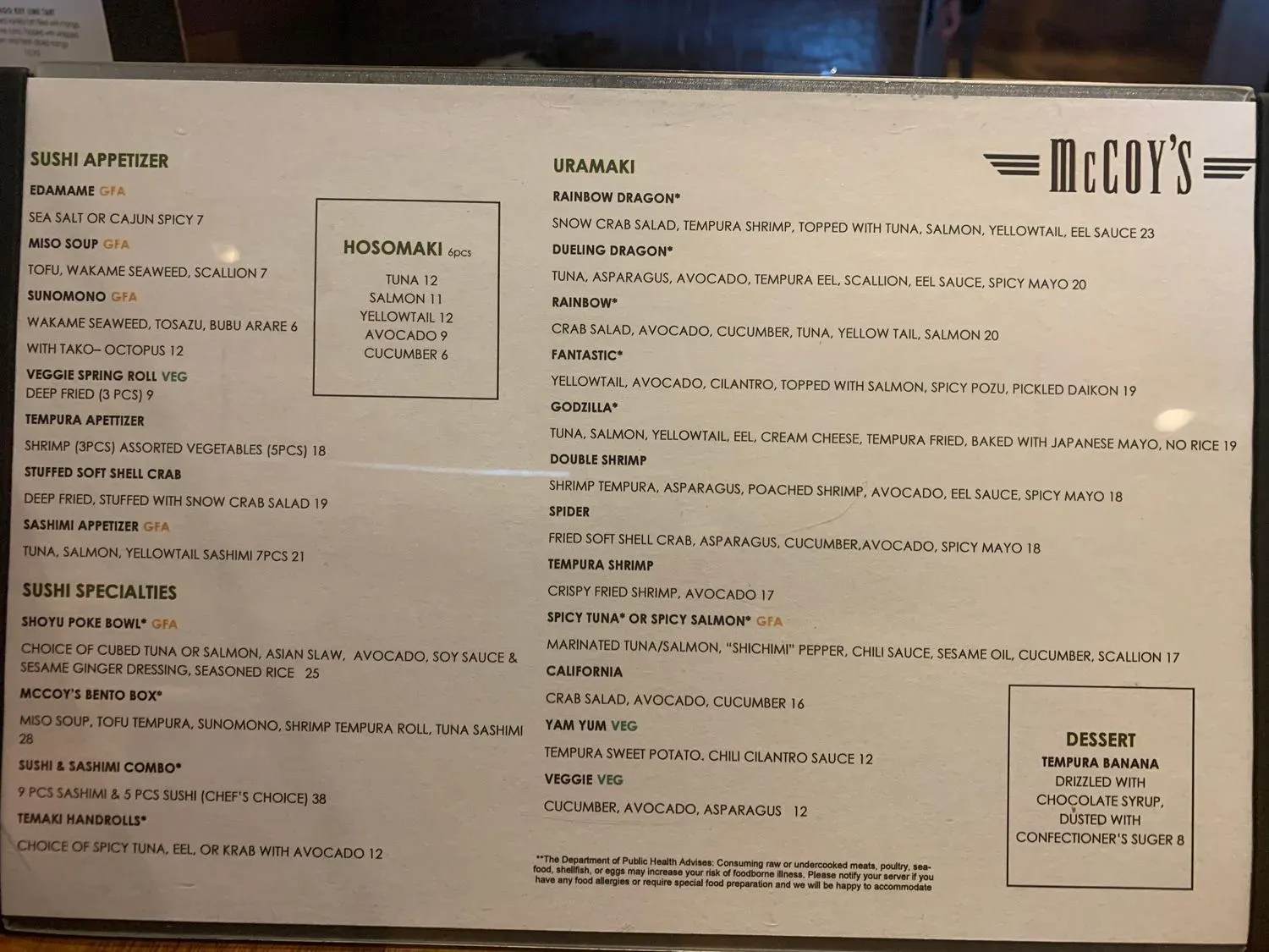 Menu 6