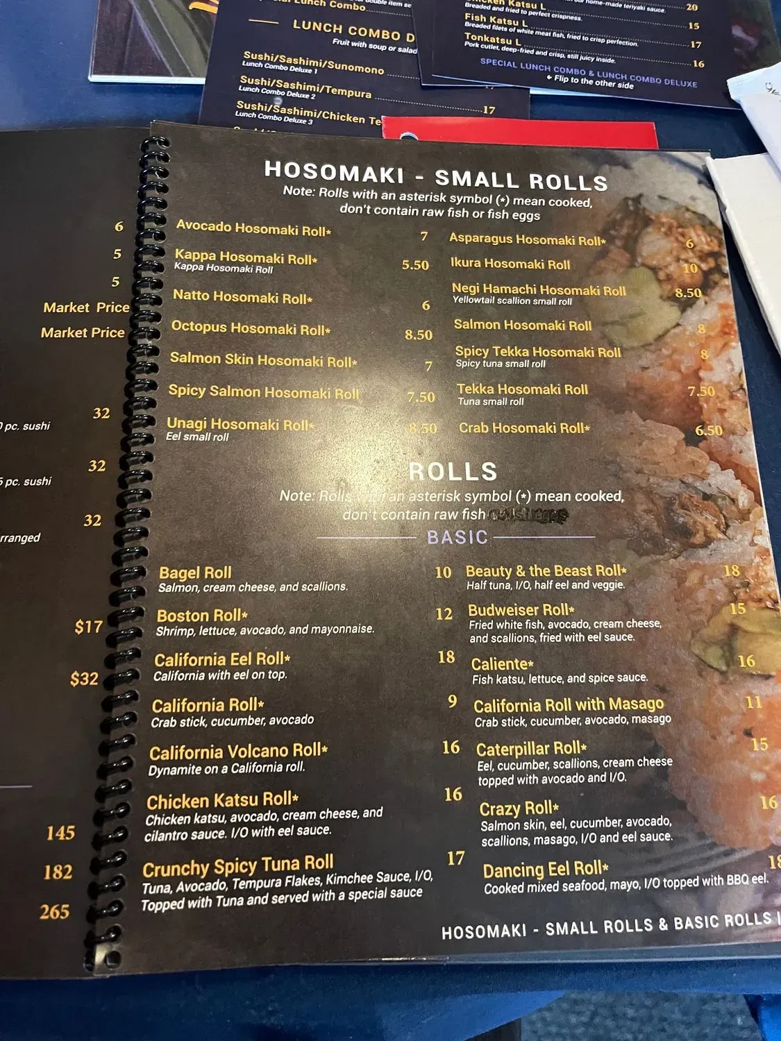 Menu 6