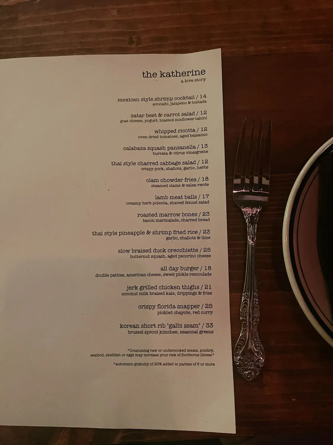 Menu 5