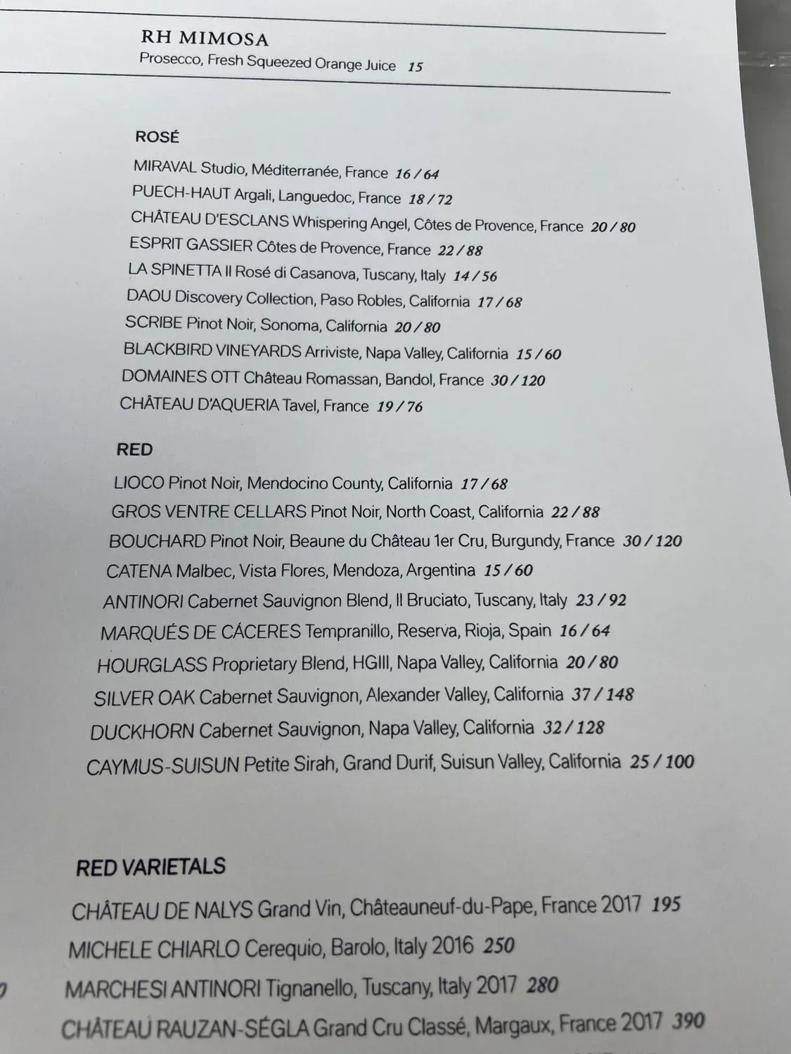 Menu 2