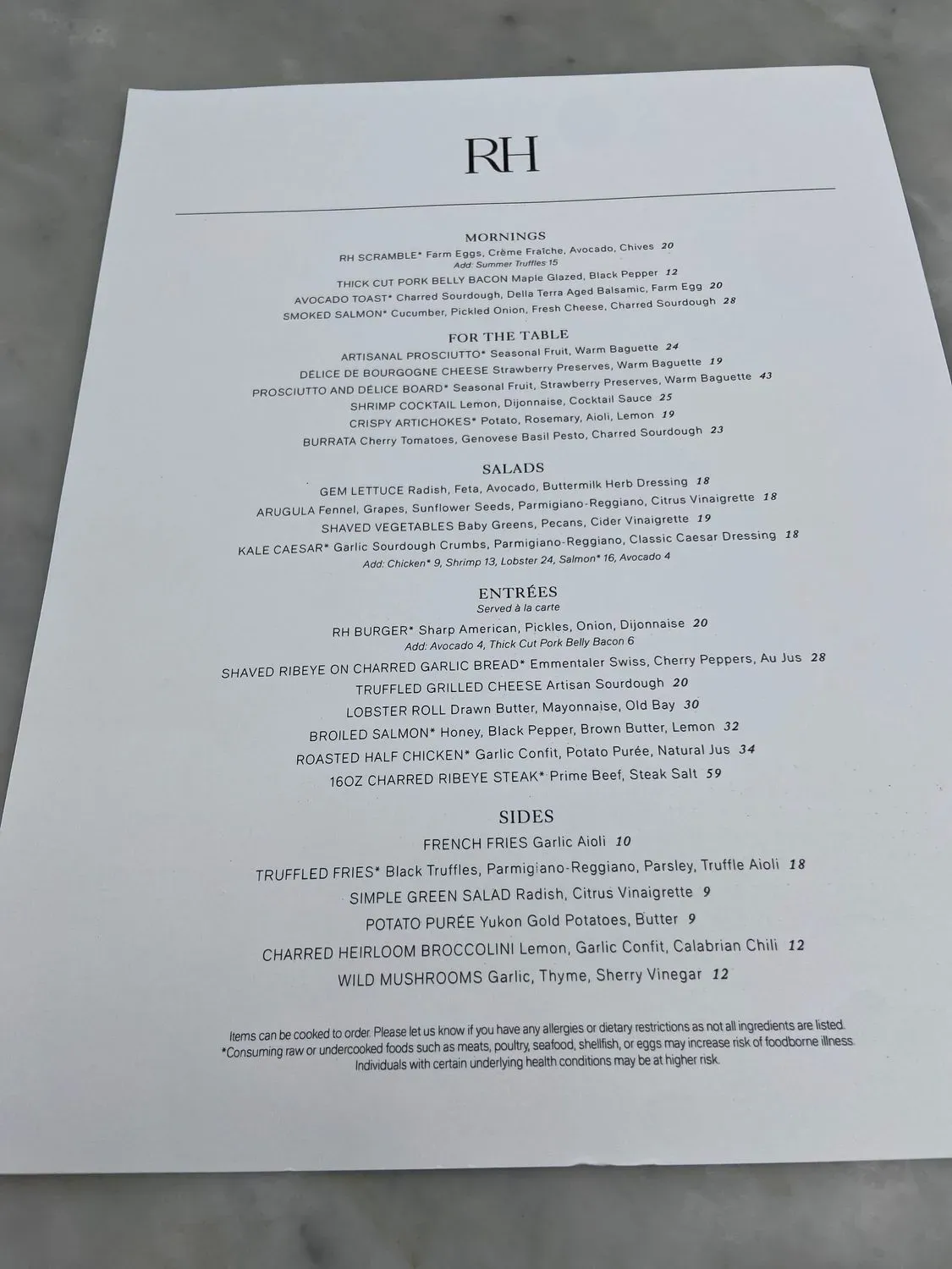 Menu 6