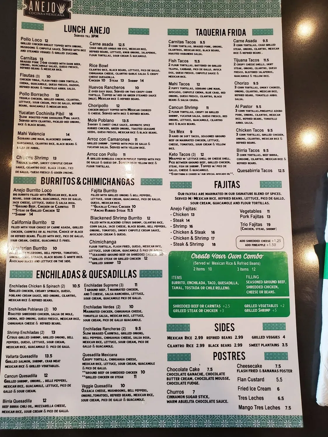 Menu 6