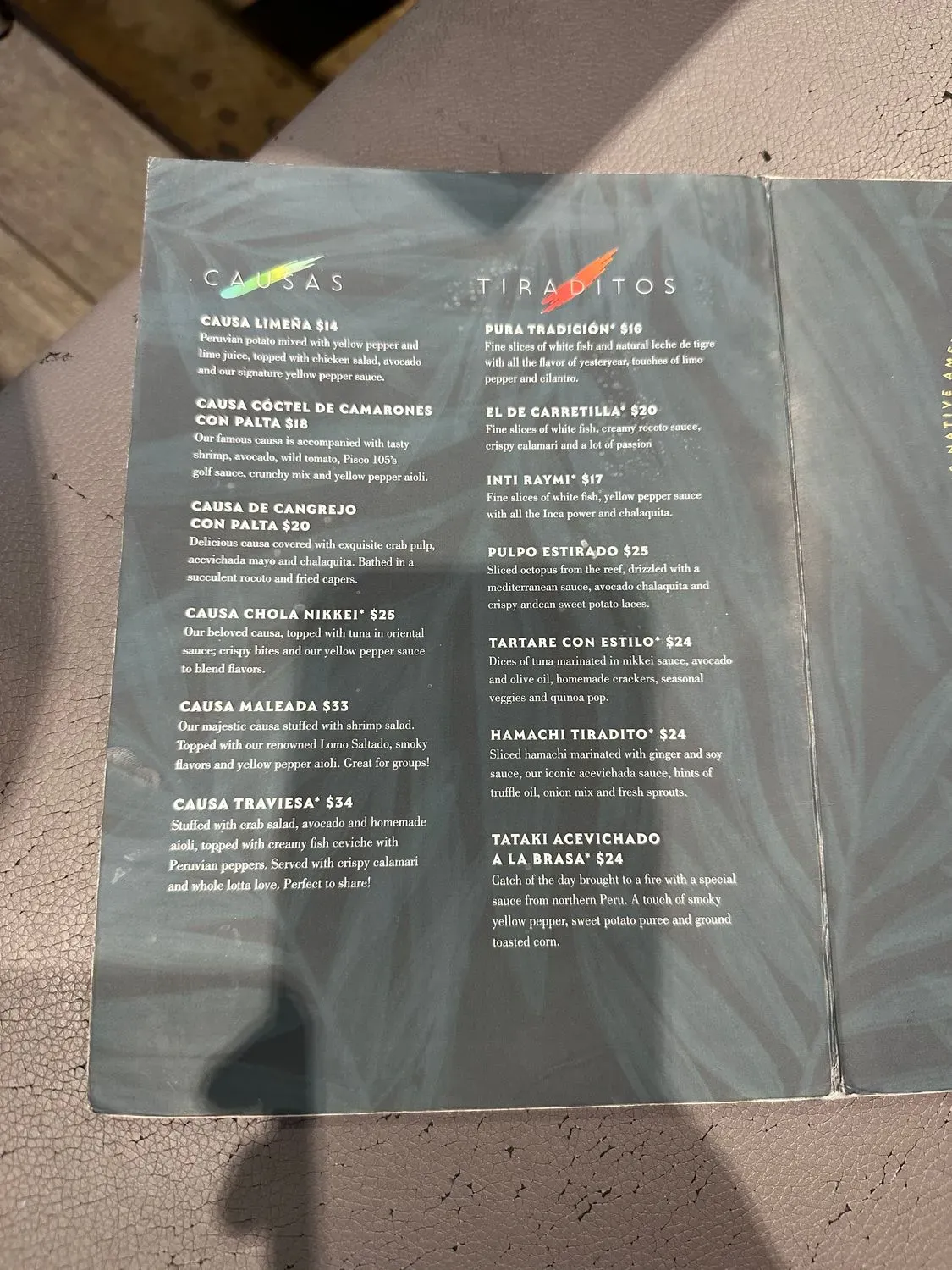 Menu 5