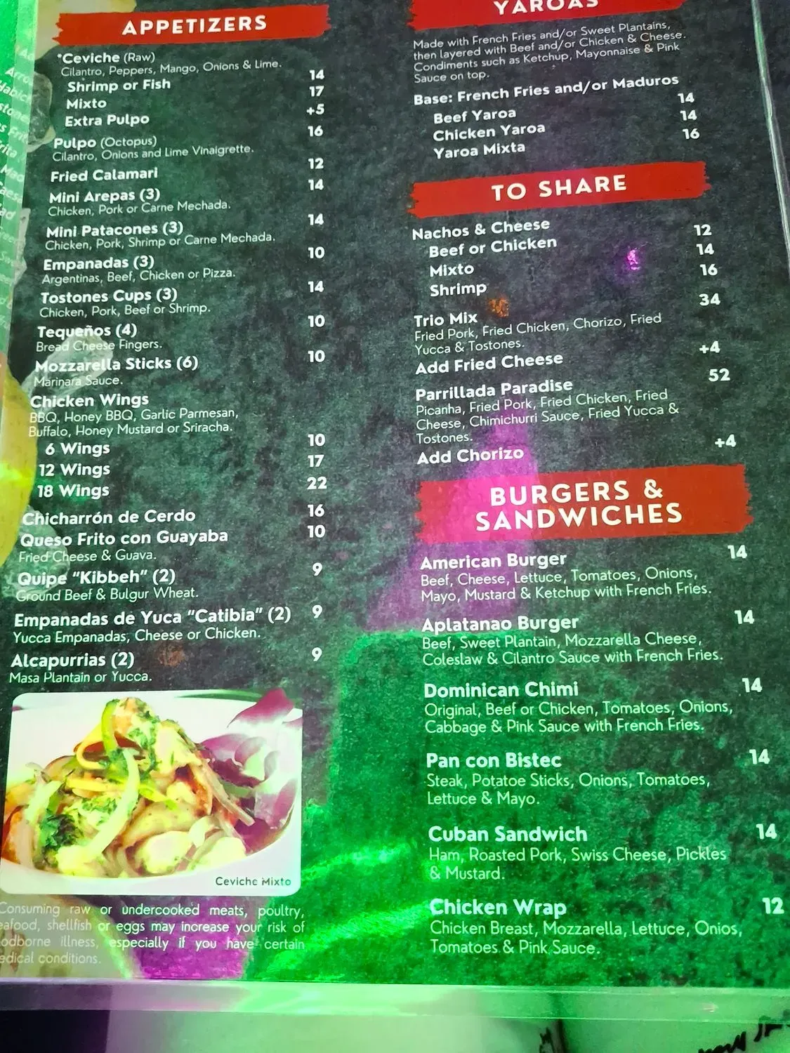 Menu 4