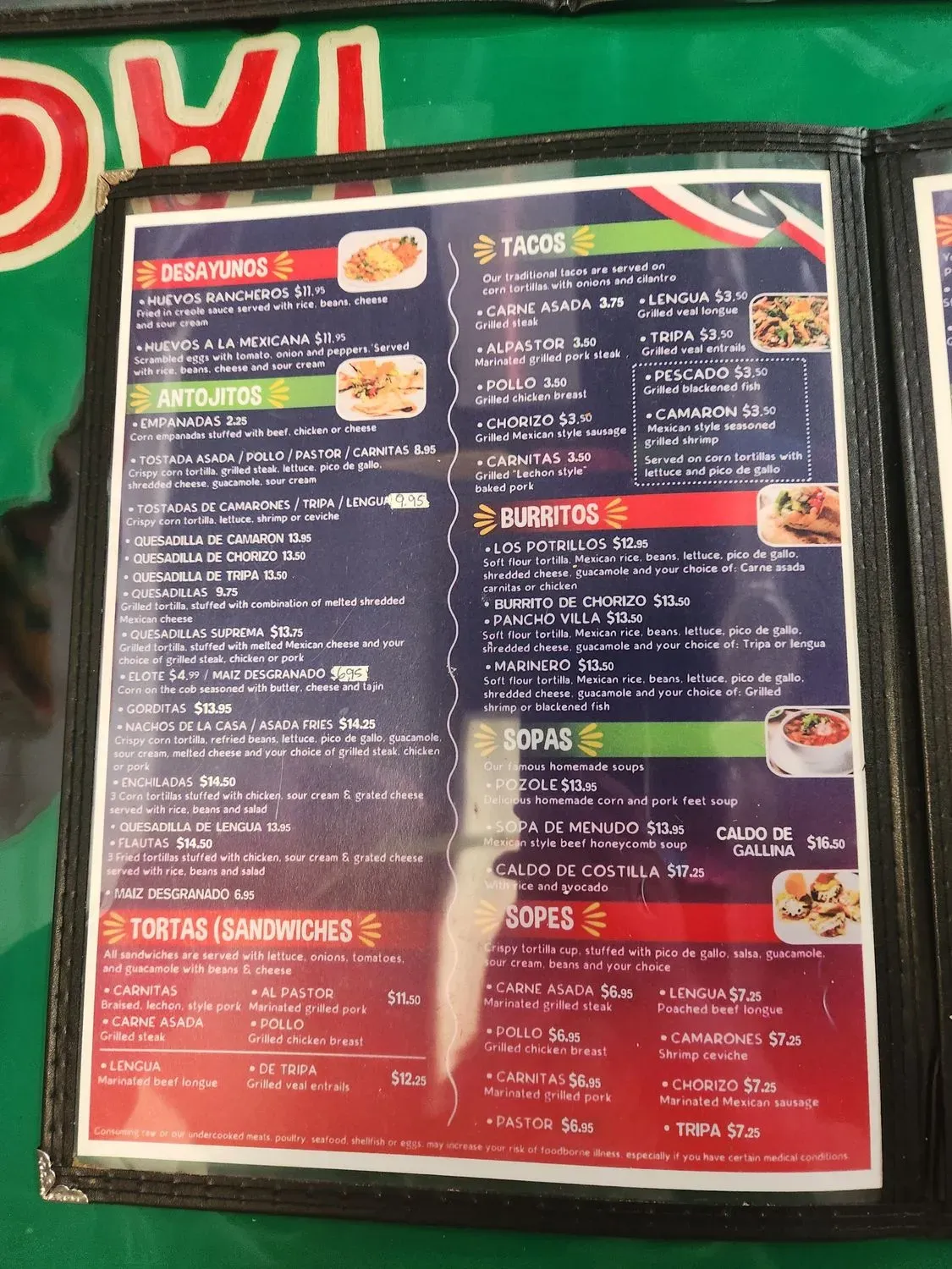 Menu 5