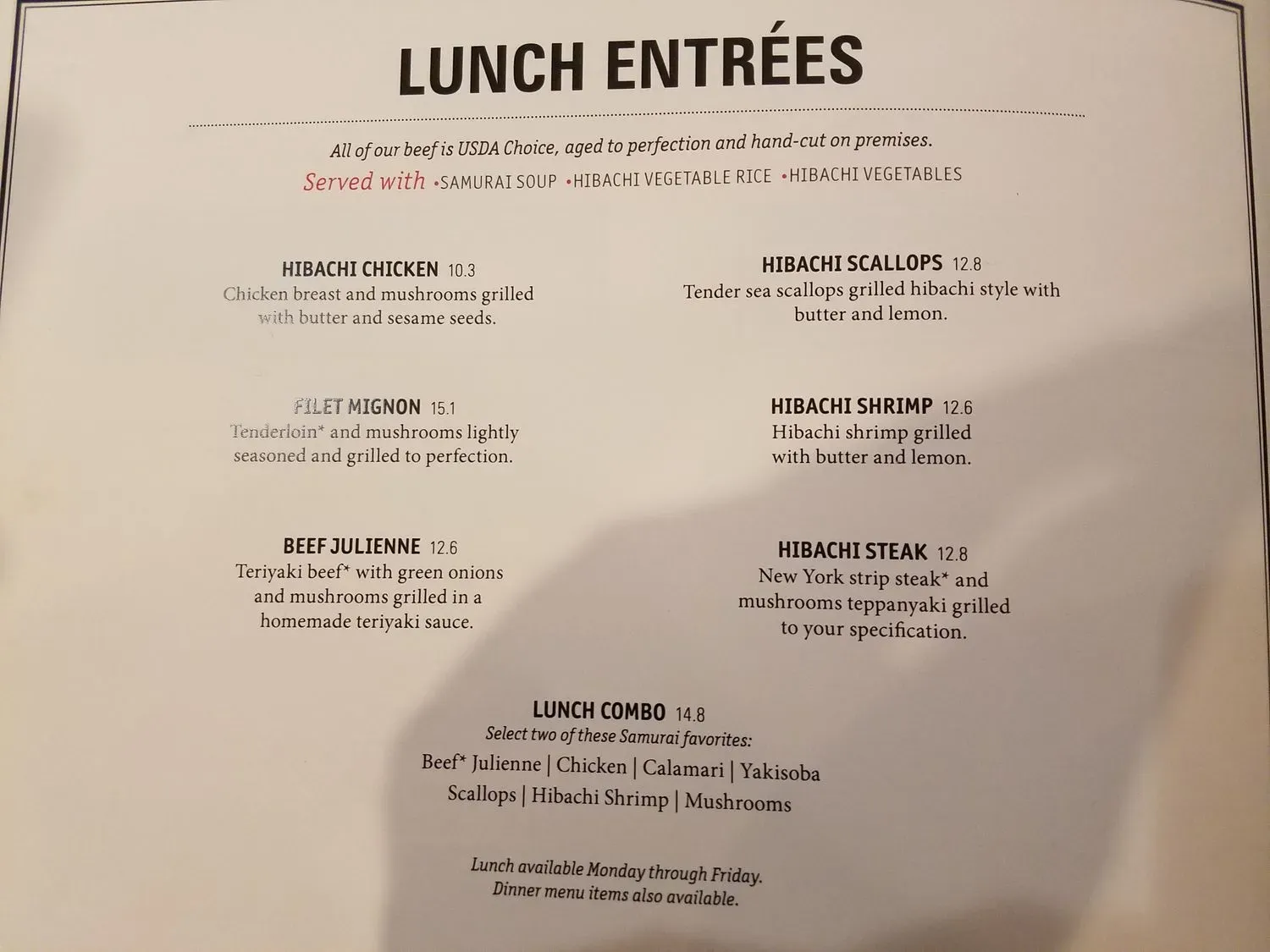 Menu 5