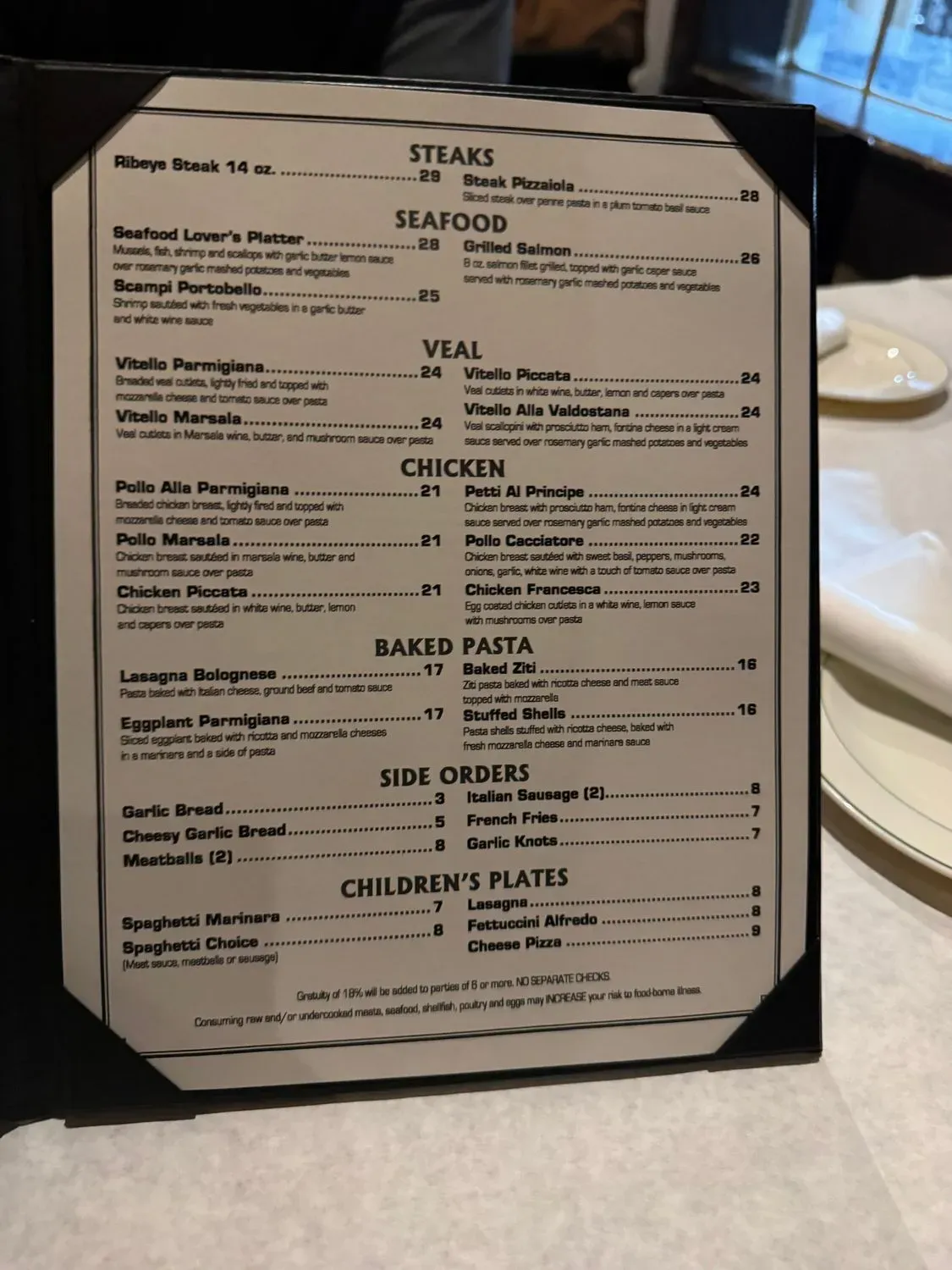 Menu 4