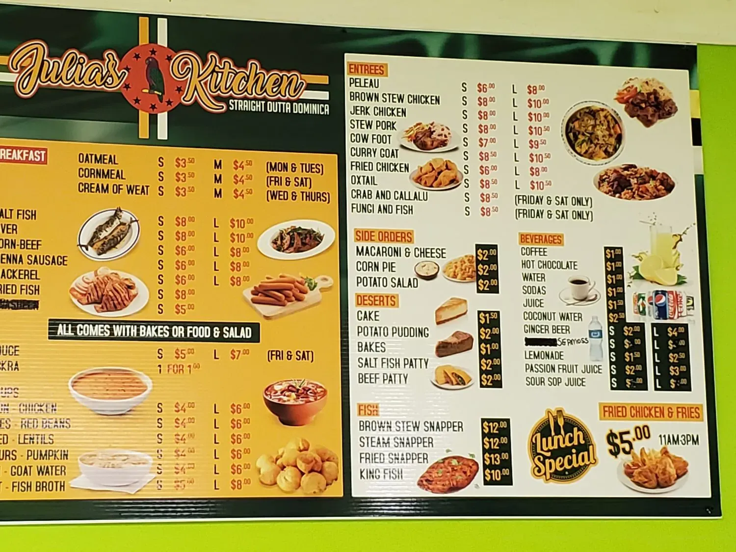 Menu 5