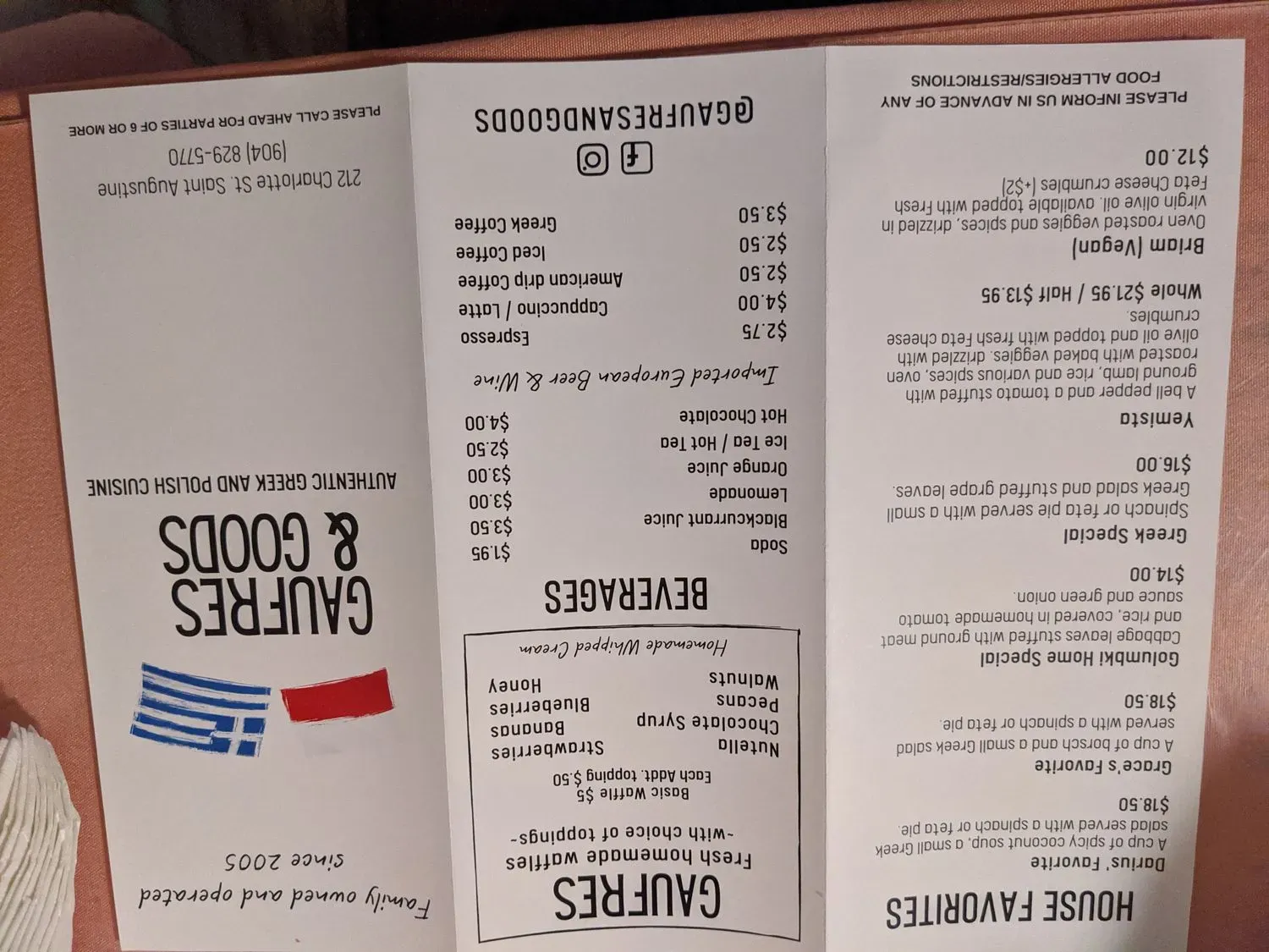 Menu 5