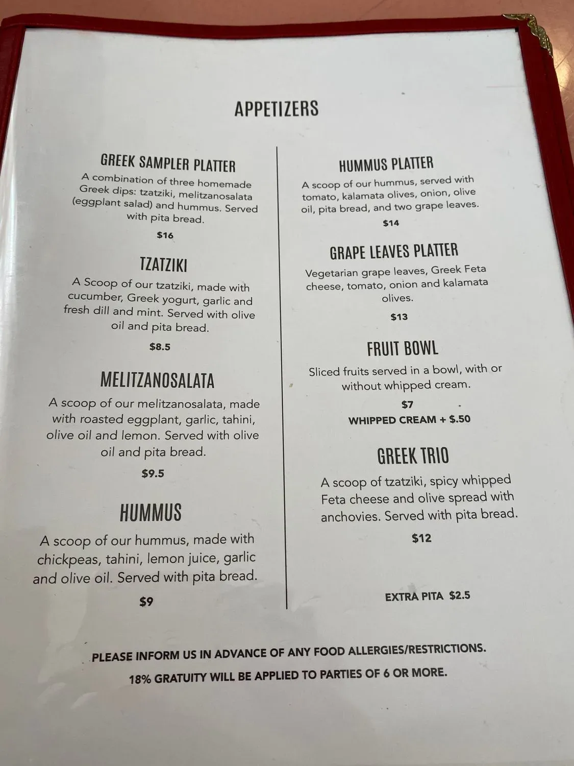 Menu 3