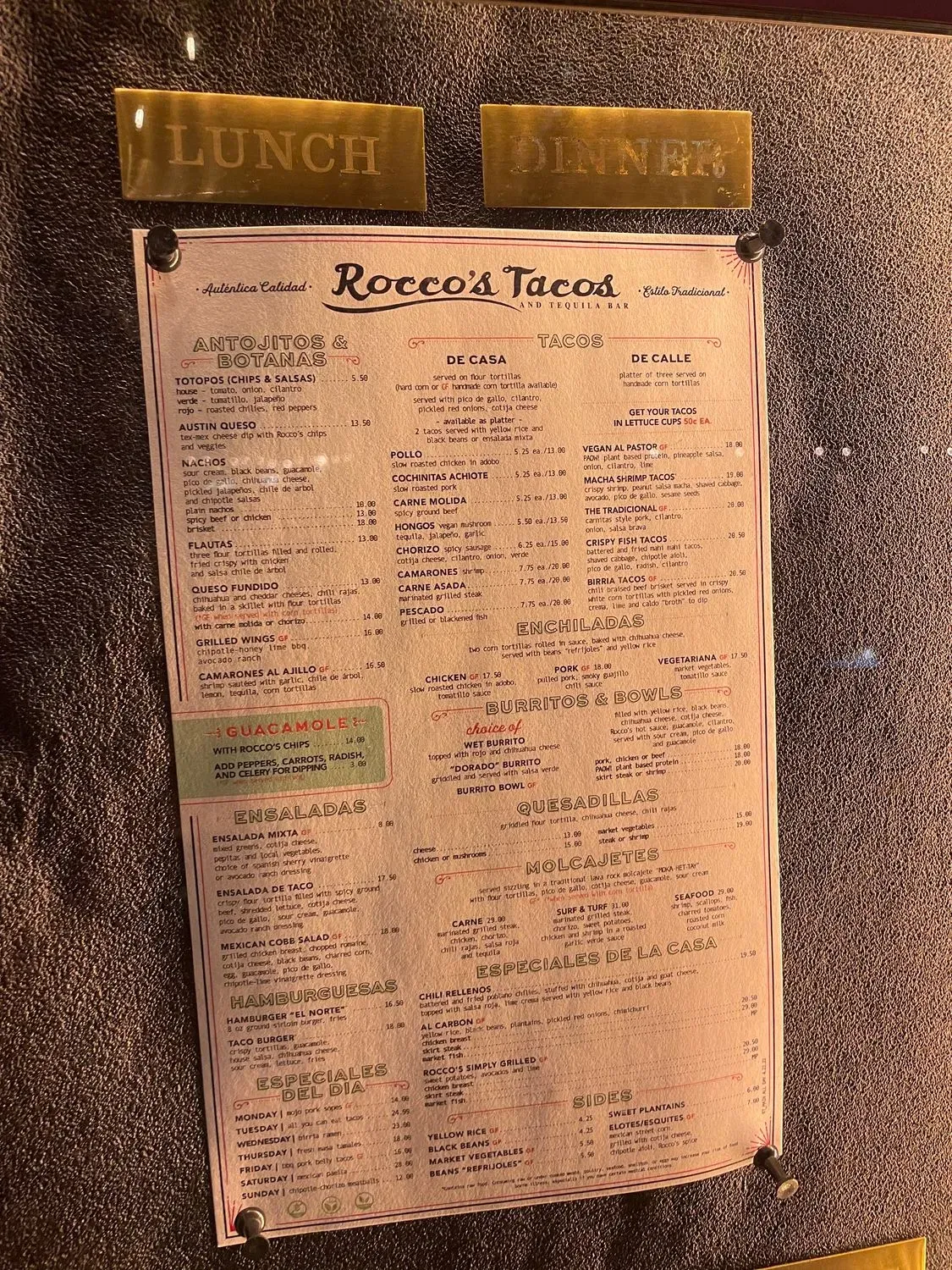 Menu 6