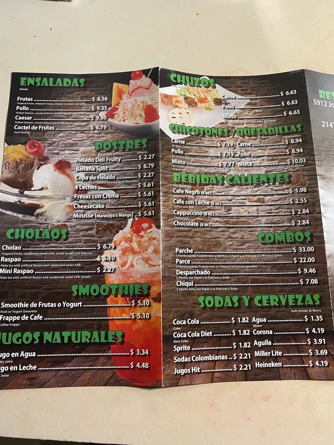 Menu 4