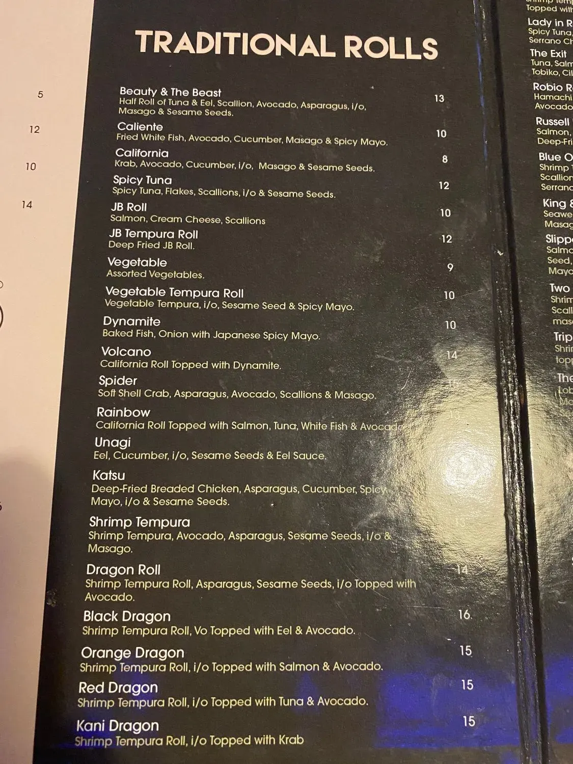 Menu 6