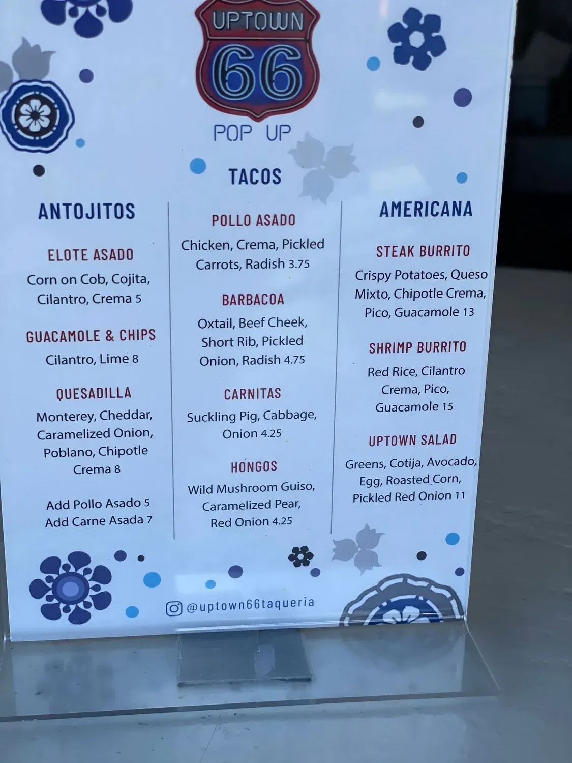 Menu 2