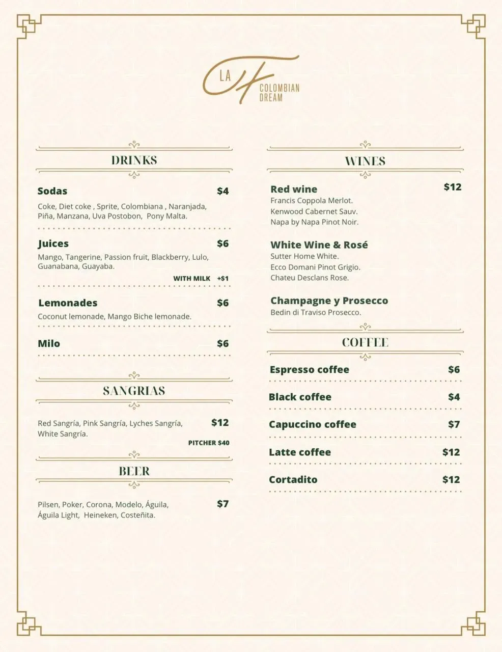 Menu 2