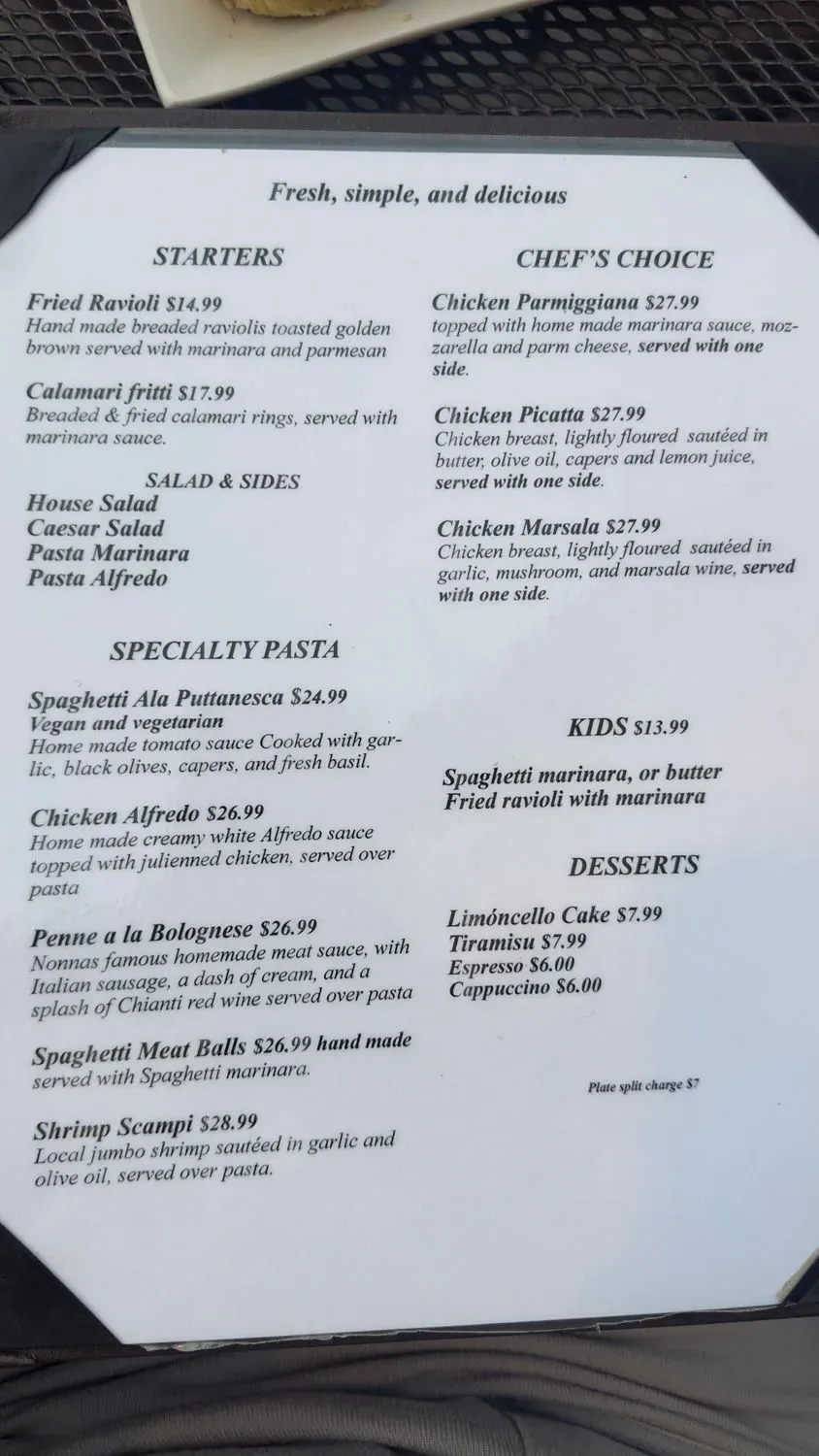 Menu 4