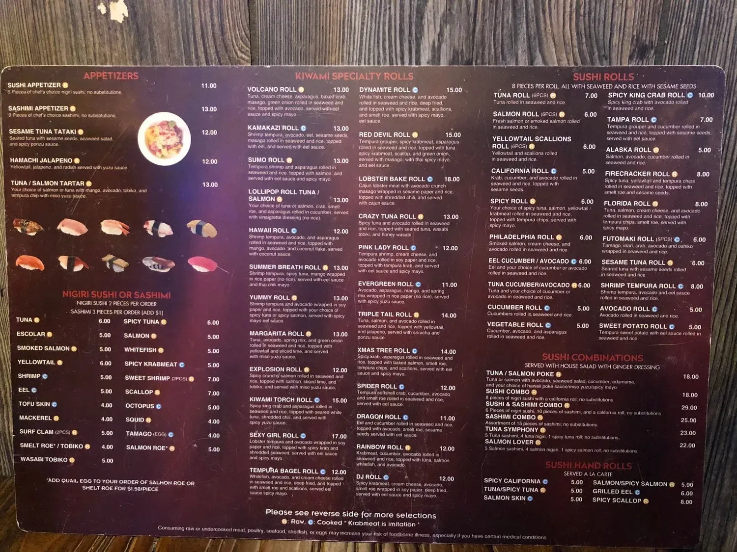 Menu 4