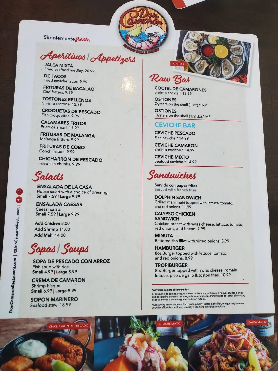 Menu 4