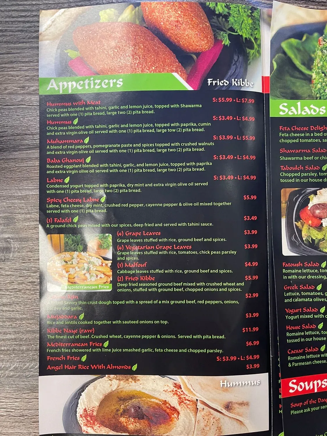 Menu 6