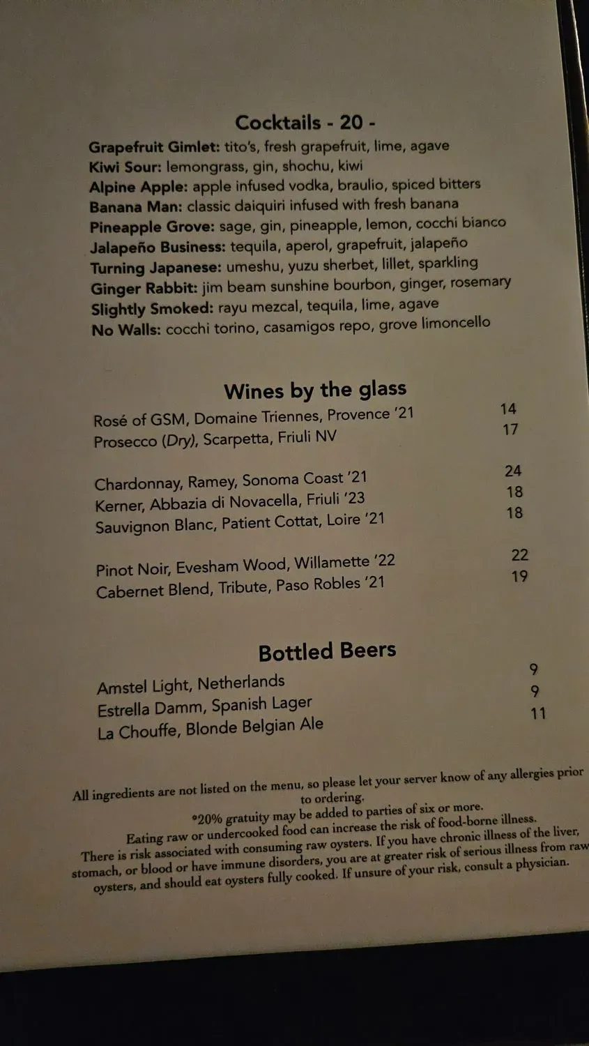 Menu 4