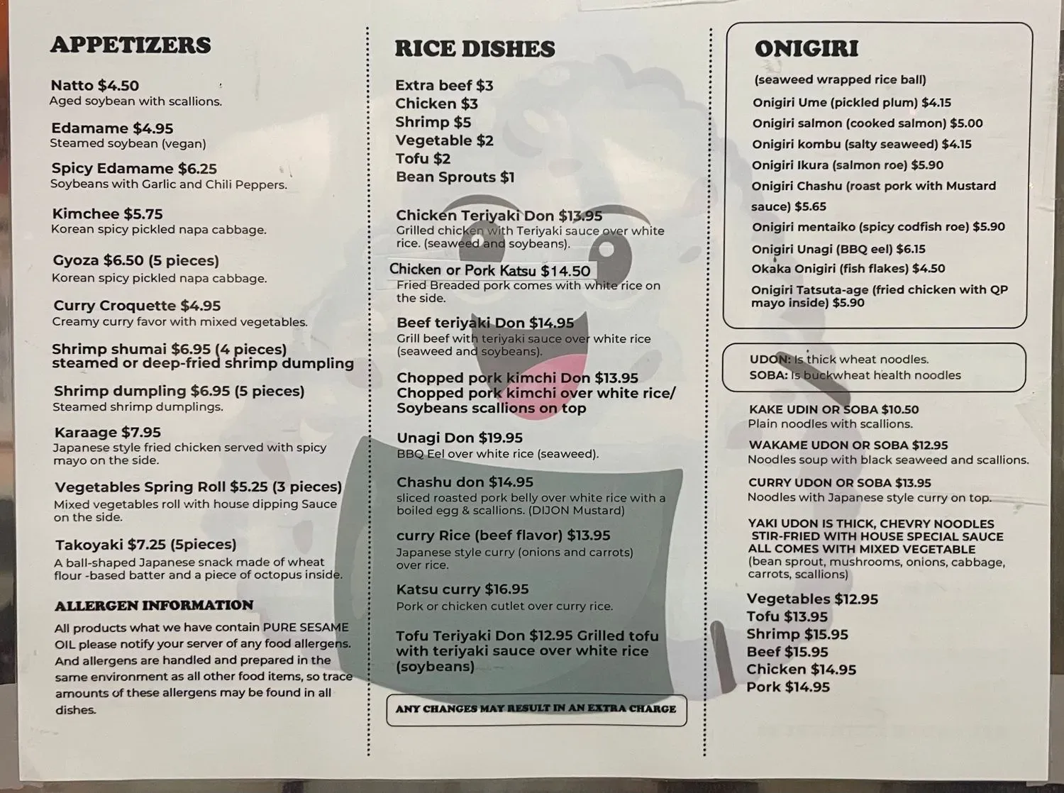 Menu 2