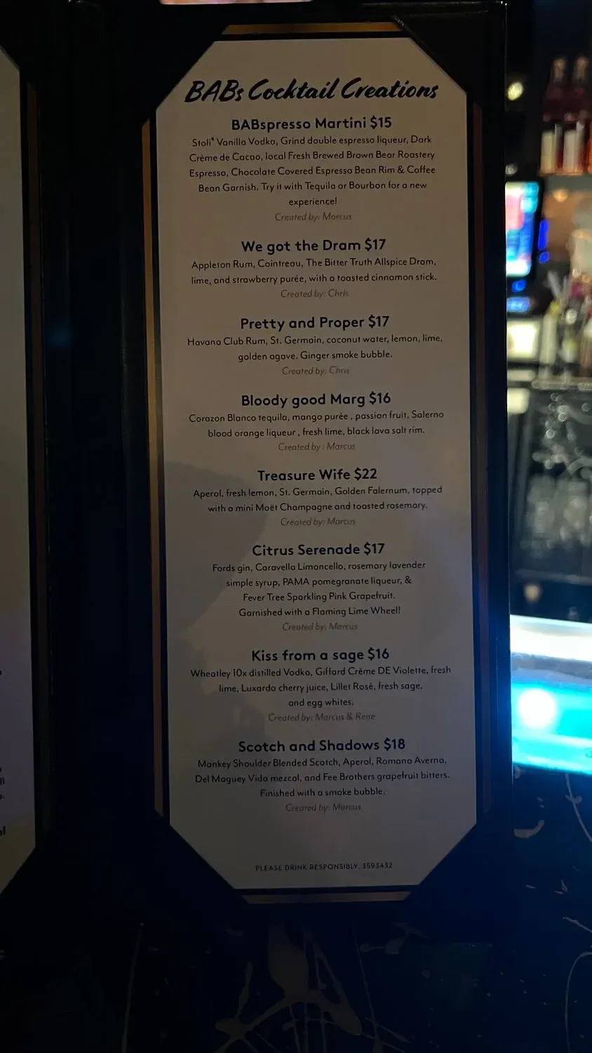 Menu 5