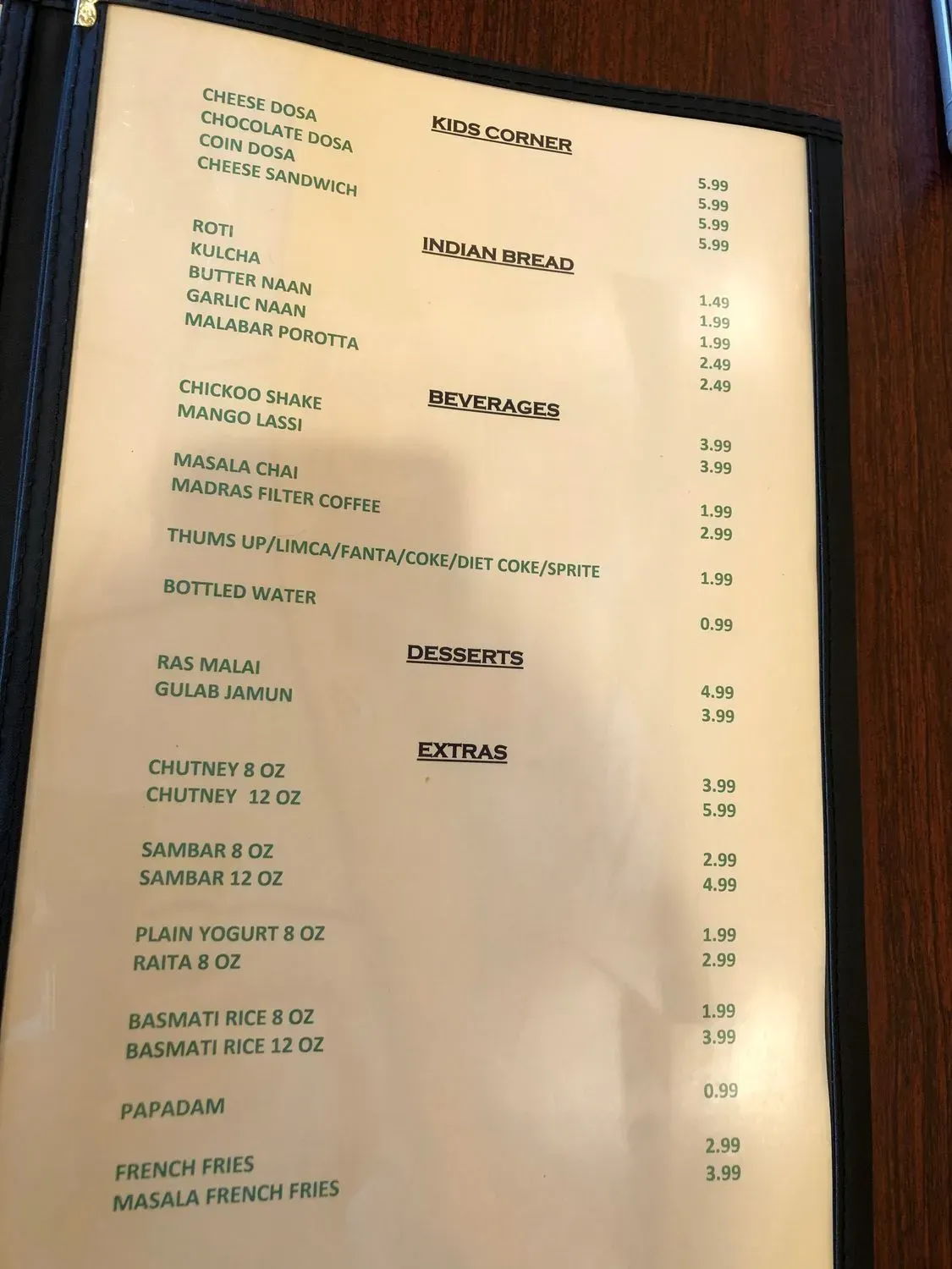 Menu 3