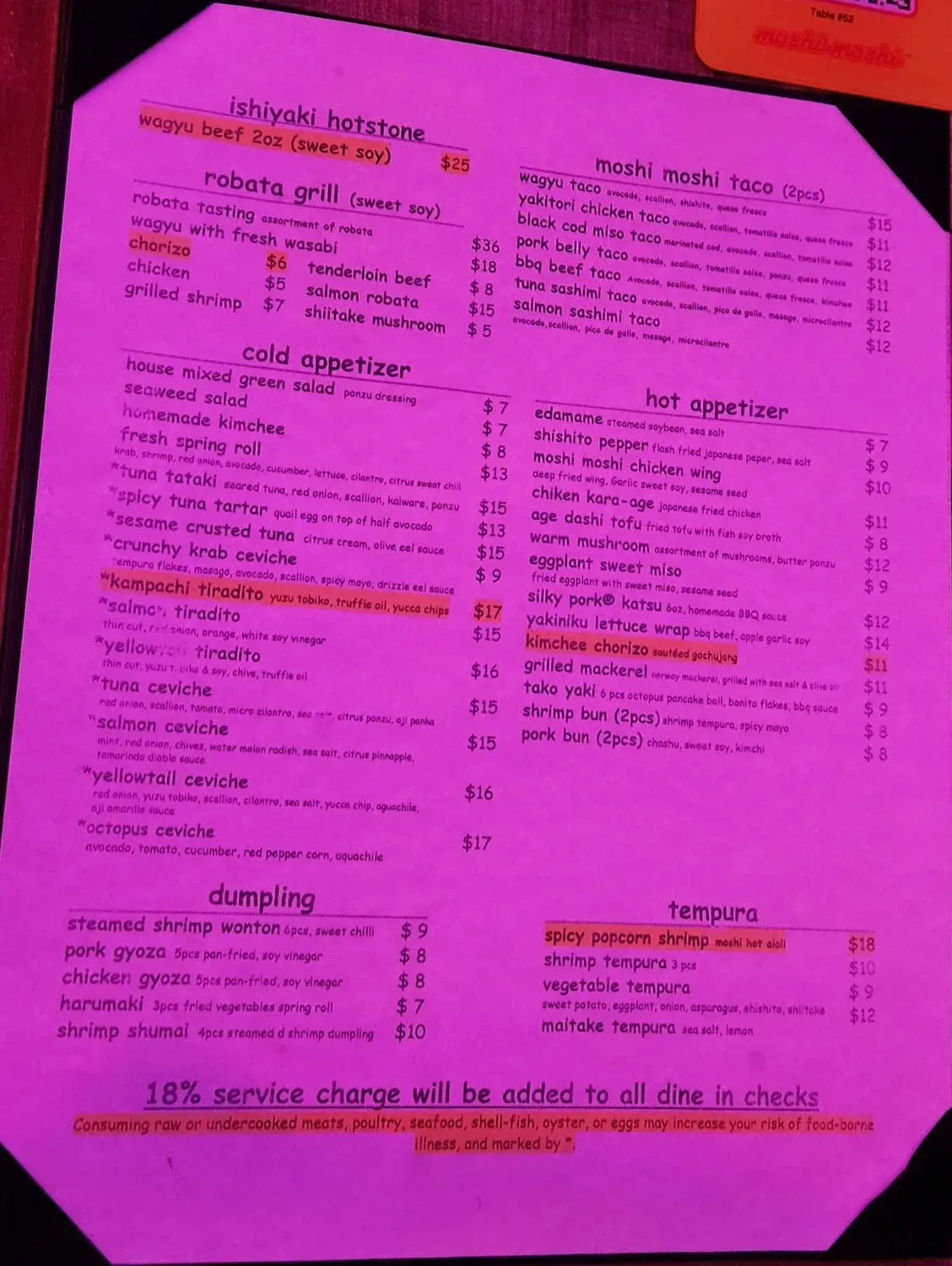 Menu 3