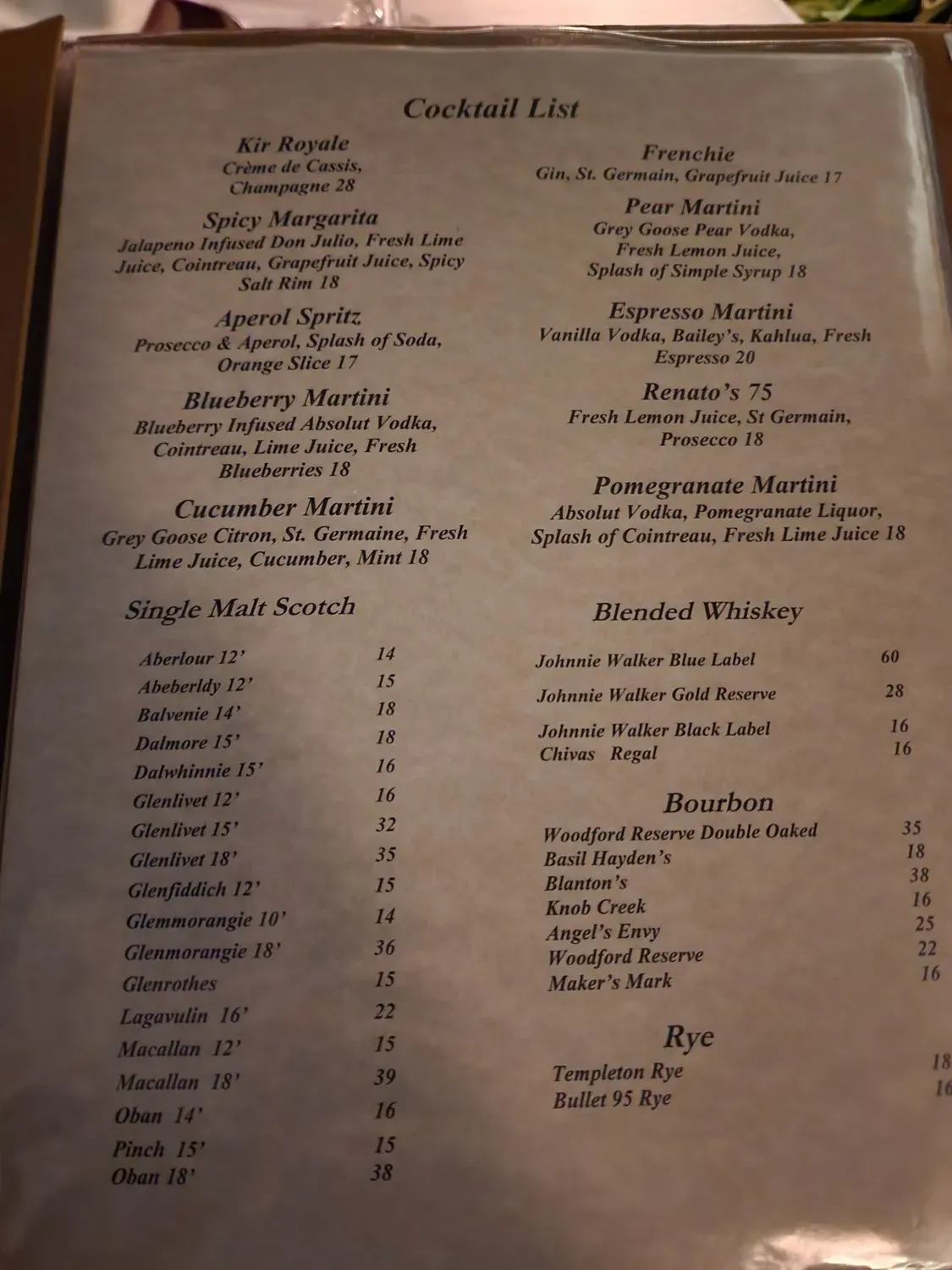 Menu 4