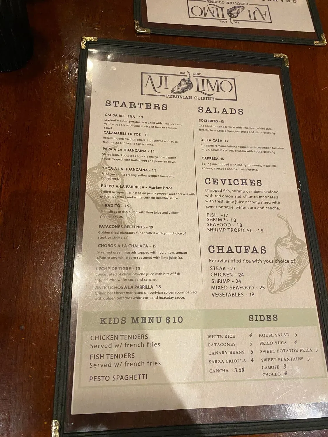 Menu 4