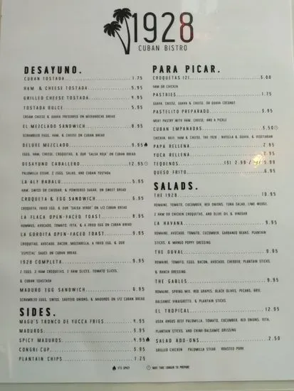 Menu 2