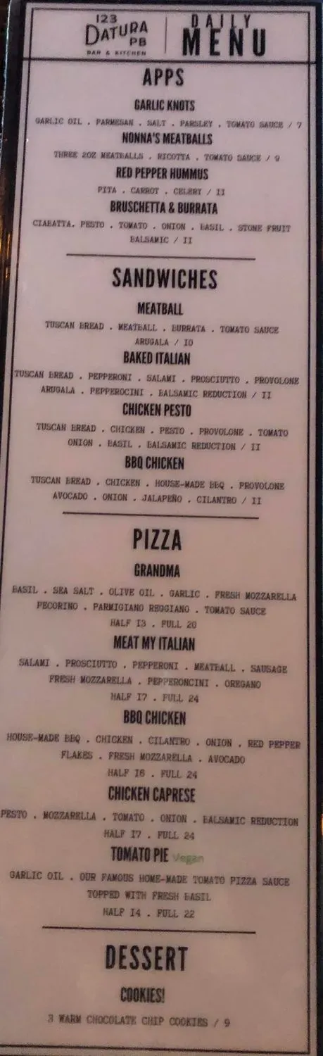 Menu 6