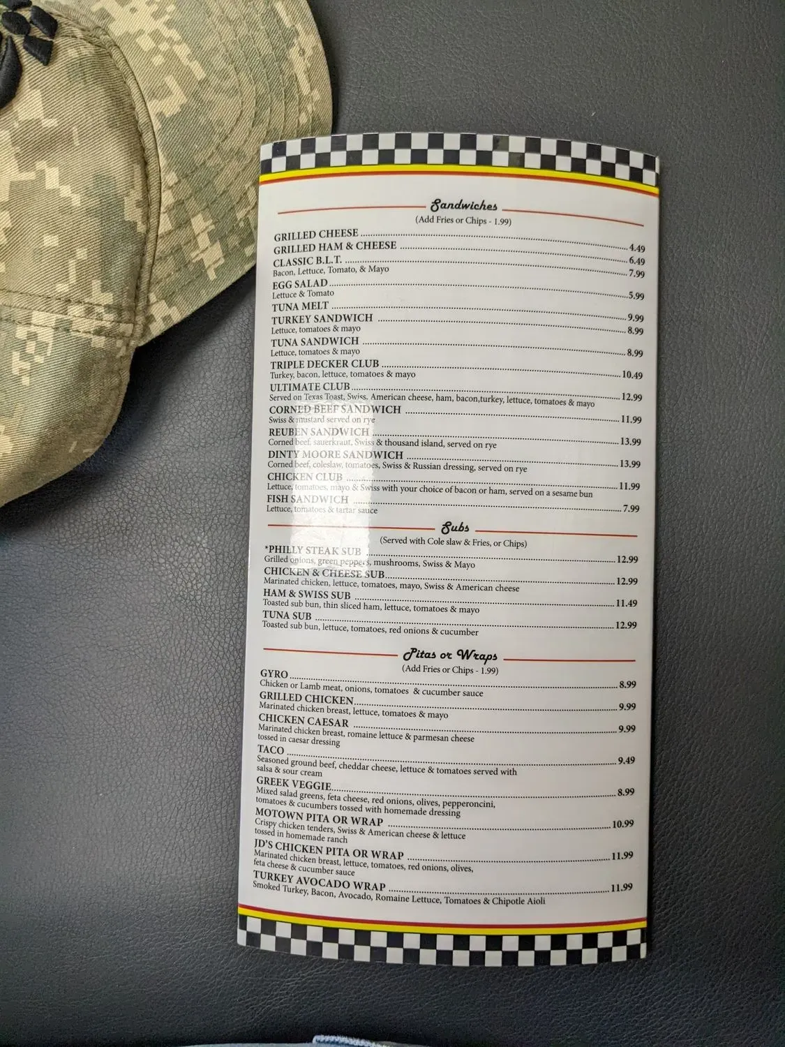 Menu 2