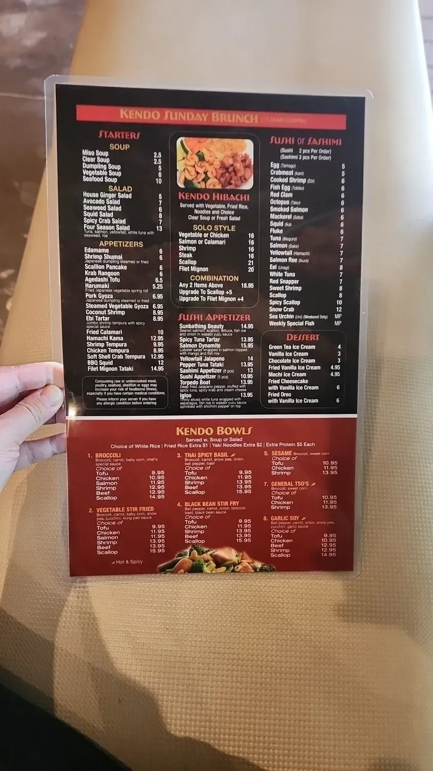 Menu 6