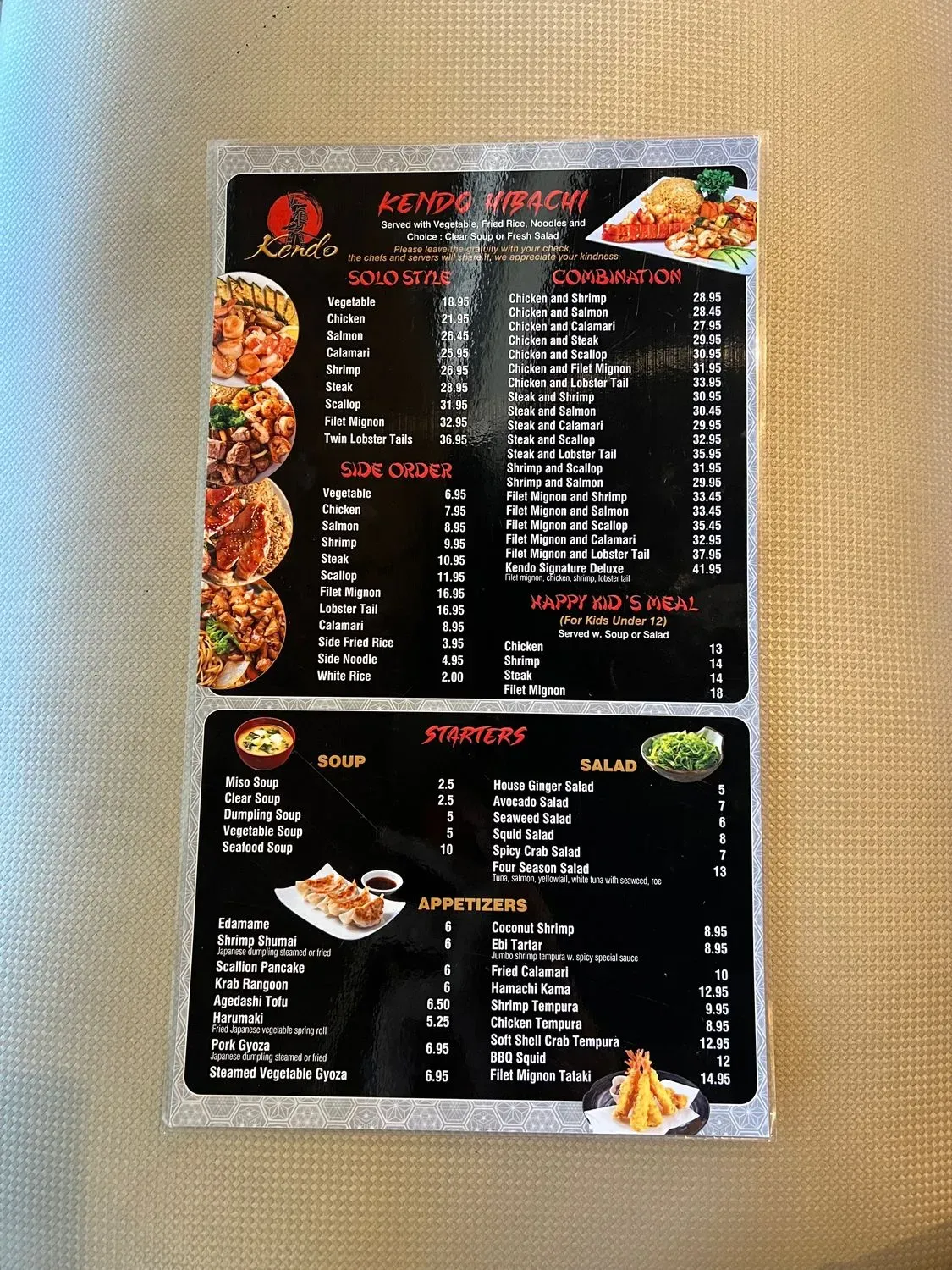 Menu 3