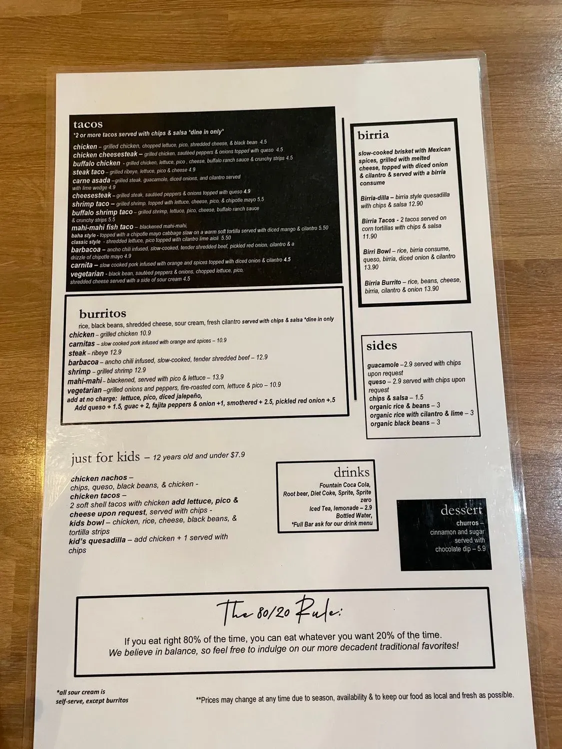 Menu 3