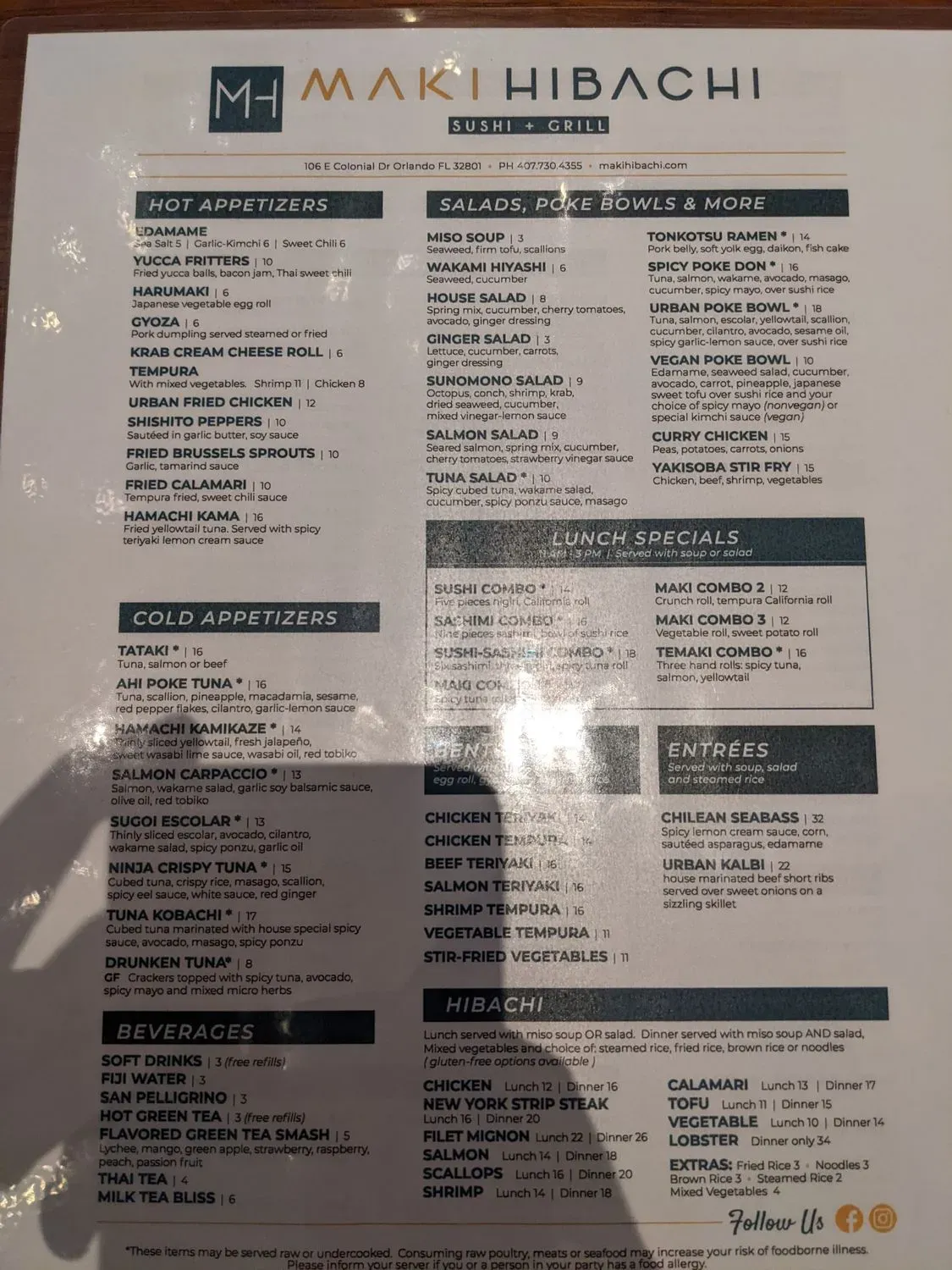 Menu 6