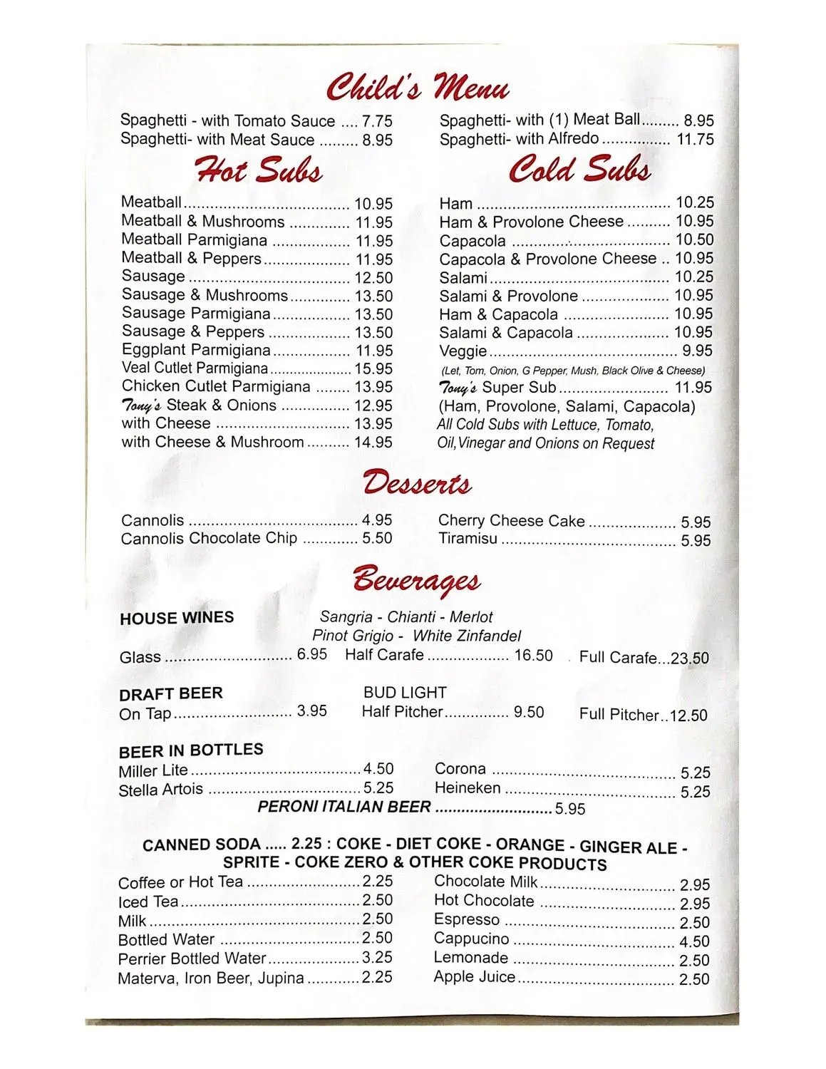 Menu 2