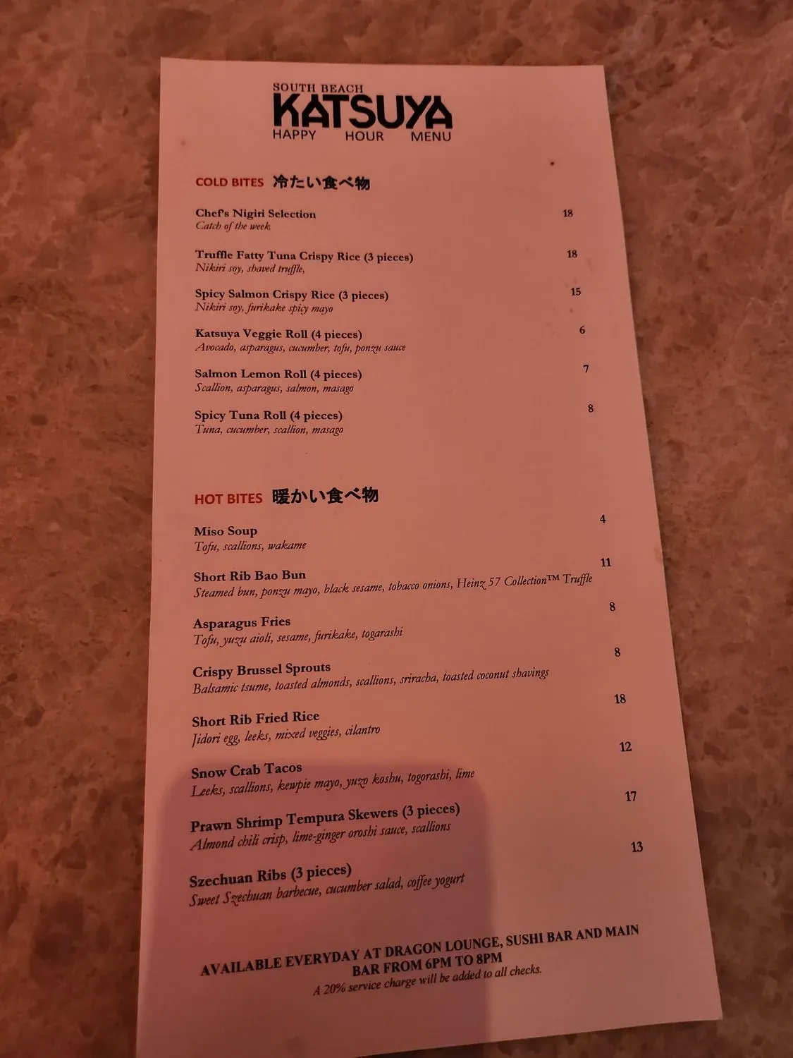 Menu 4