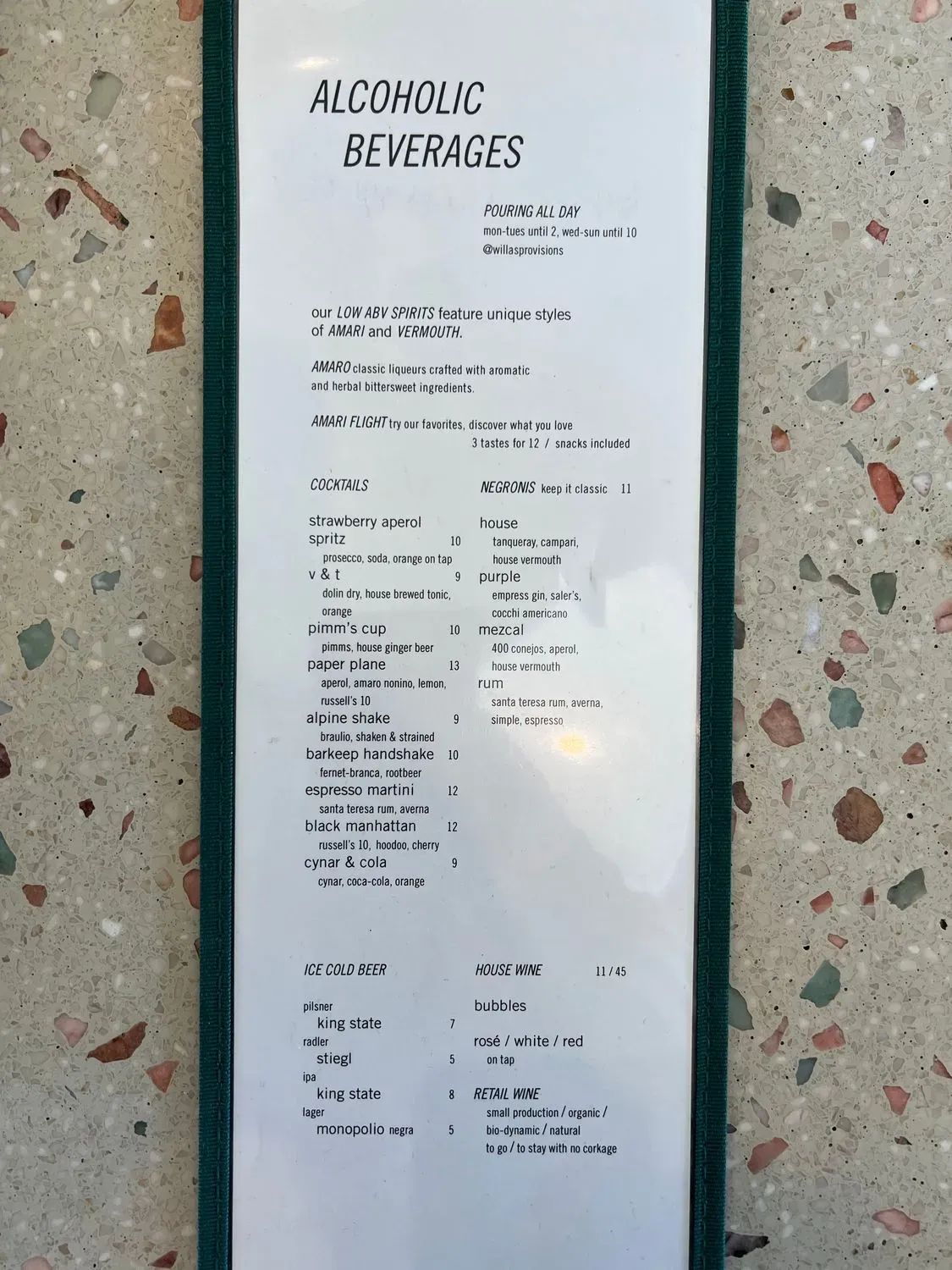 Menu 4