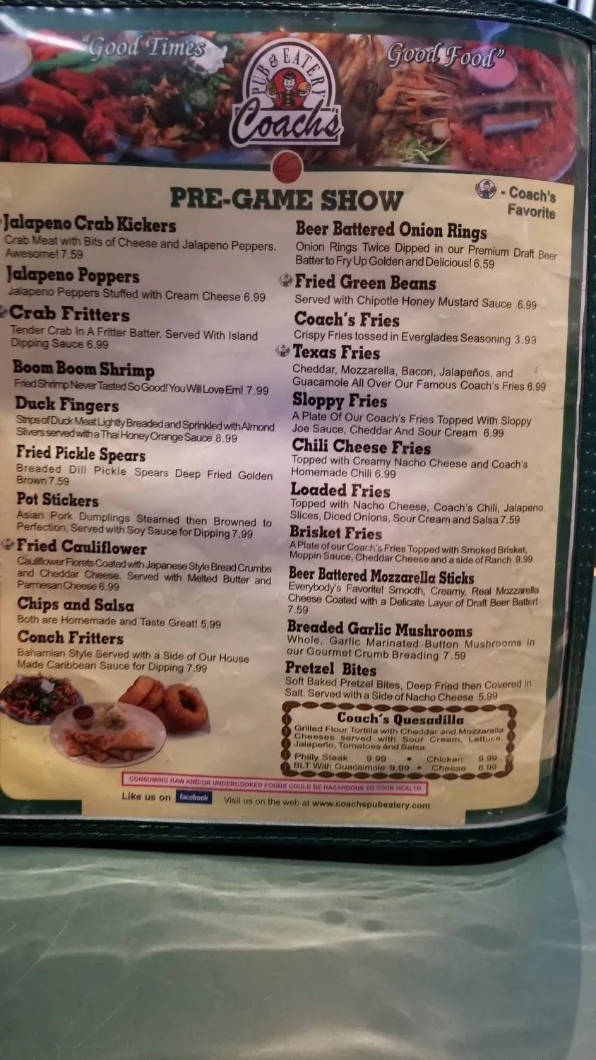 Menu 6