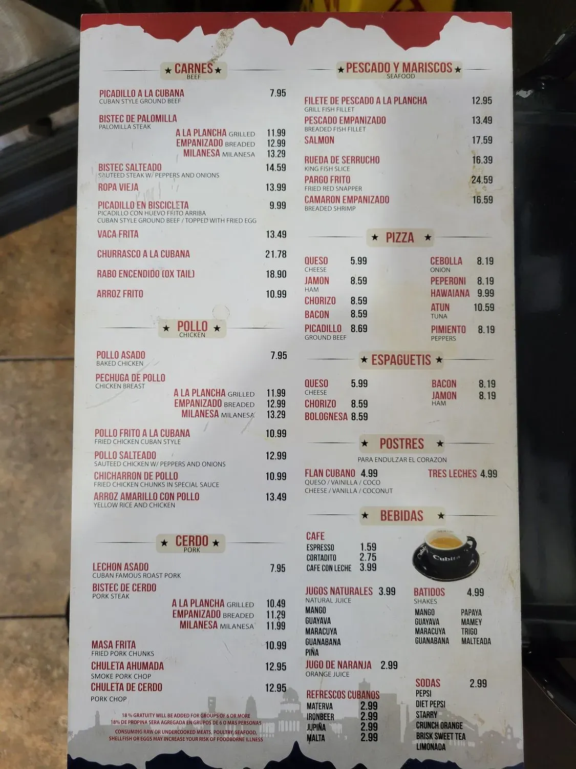 Menu 2