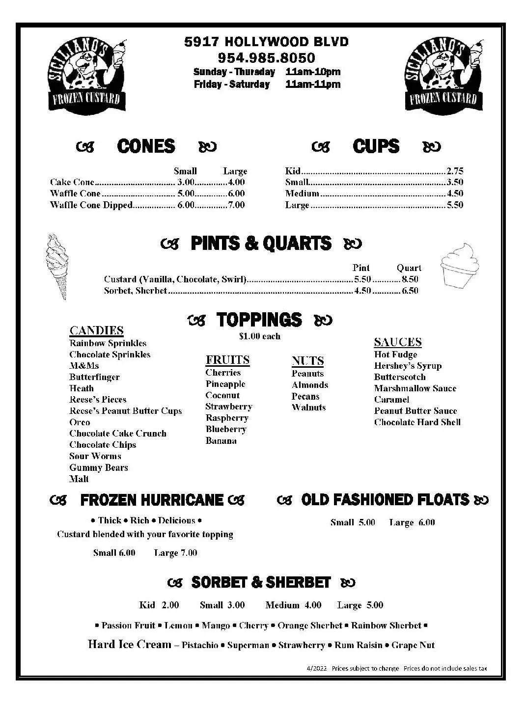 Menu 4