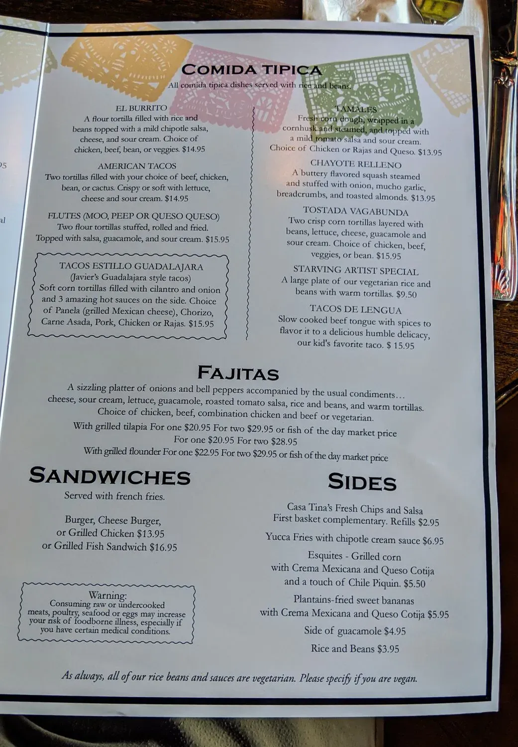 Menu 4