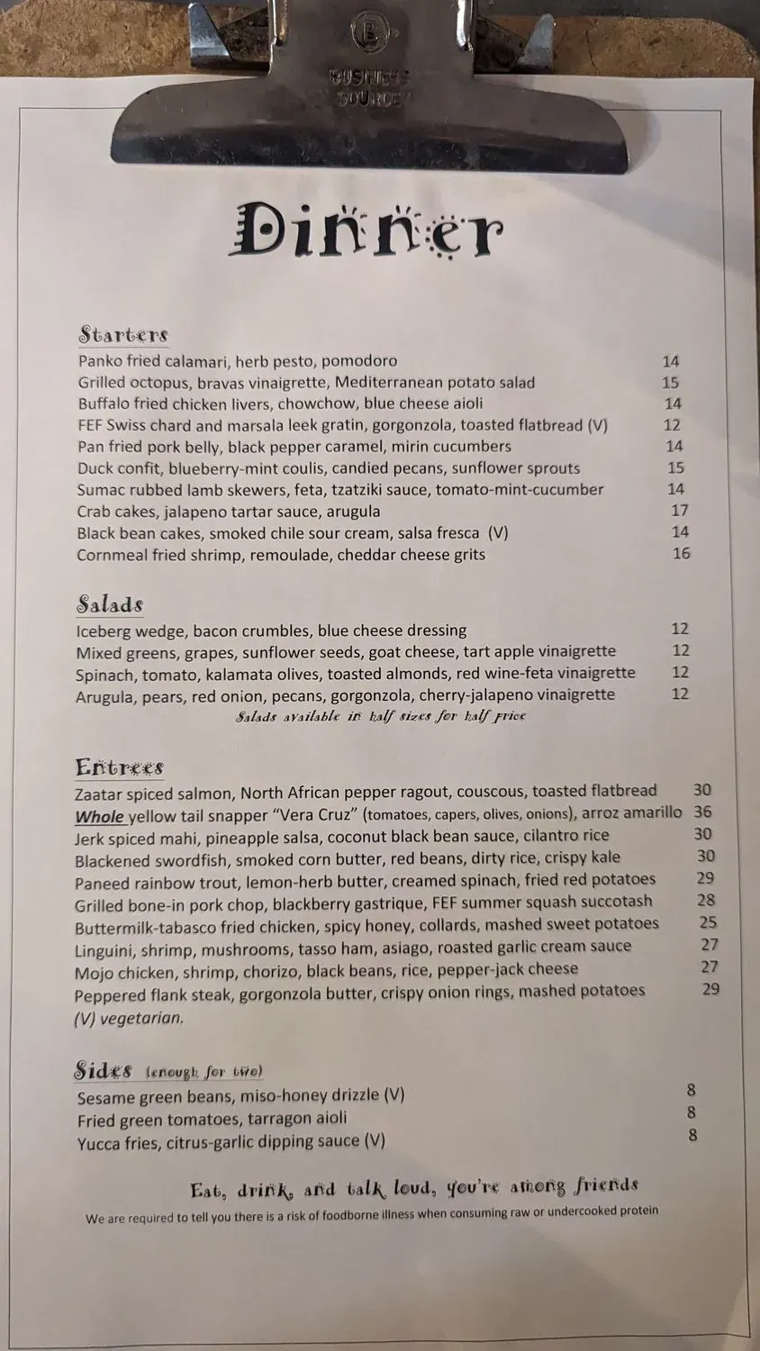 Menu 6