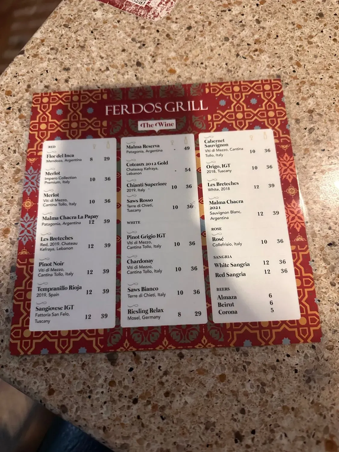 Menu 6