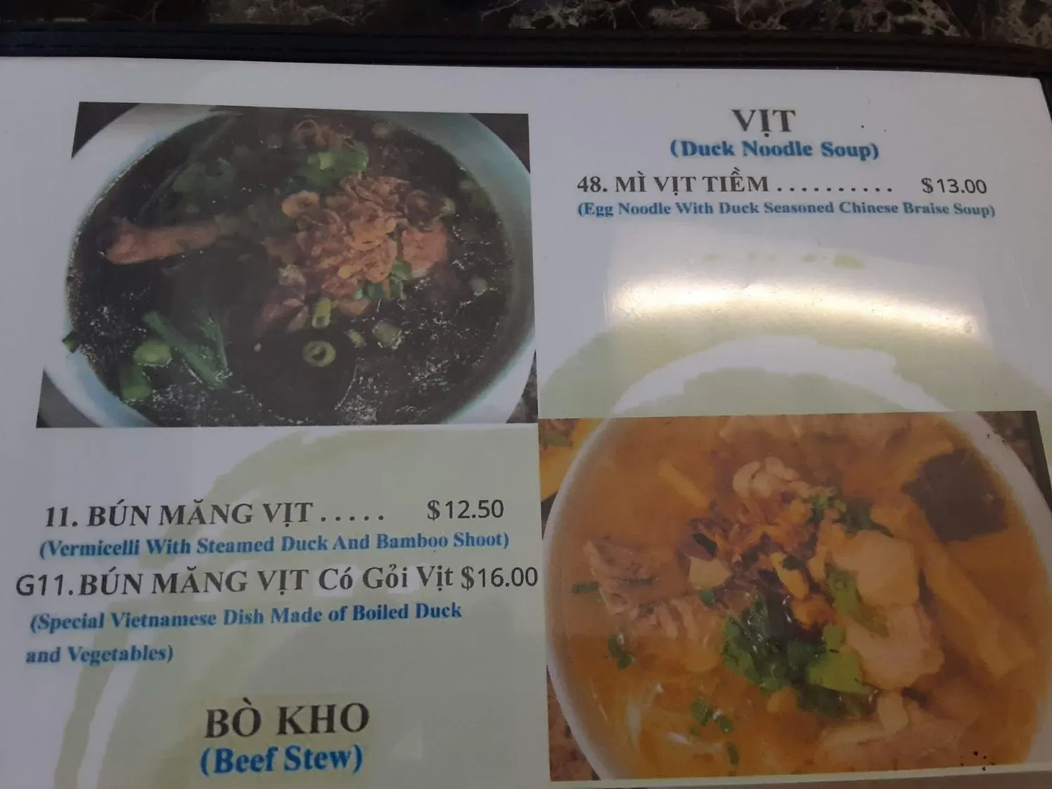 Menu 6