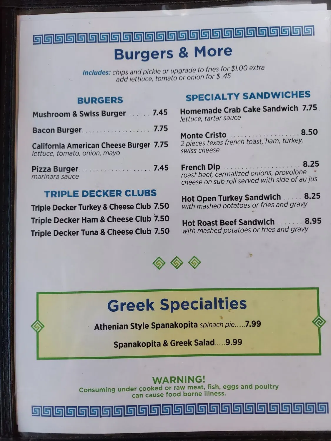 Menu 4