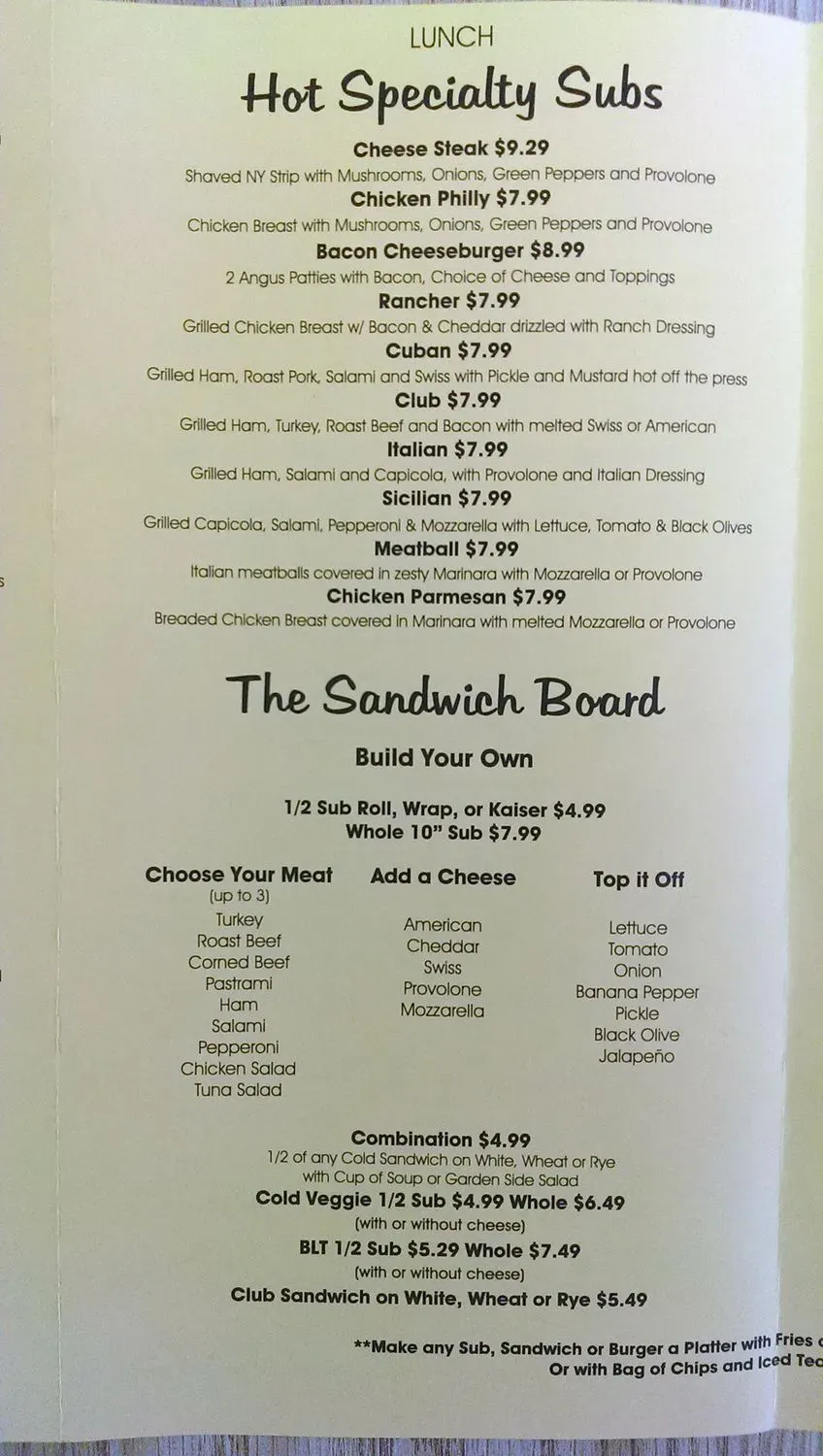 Menu 6