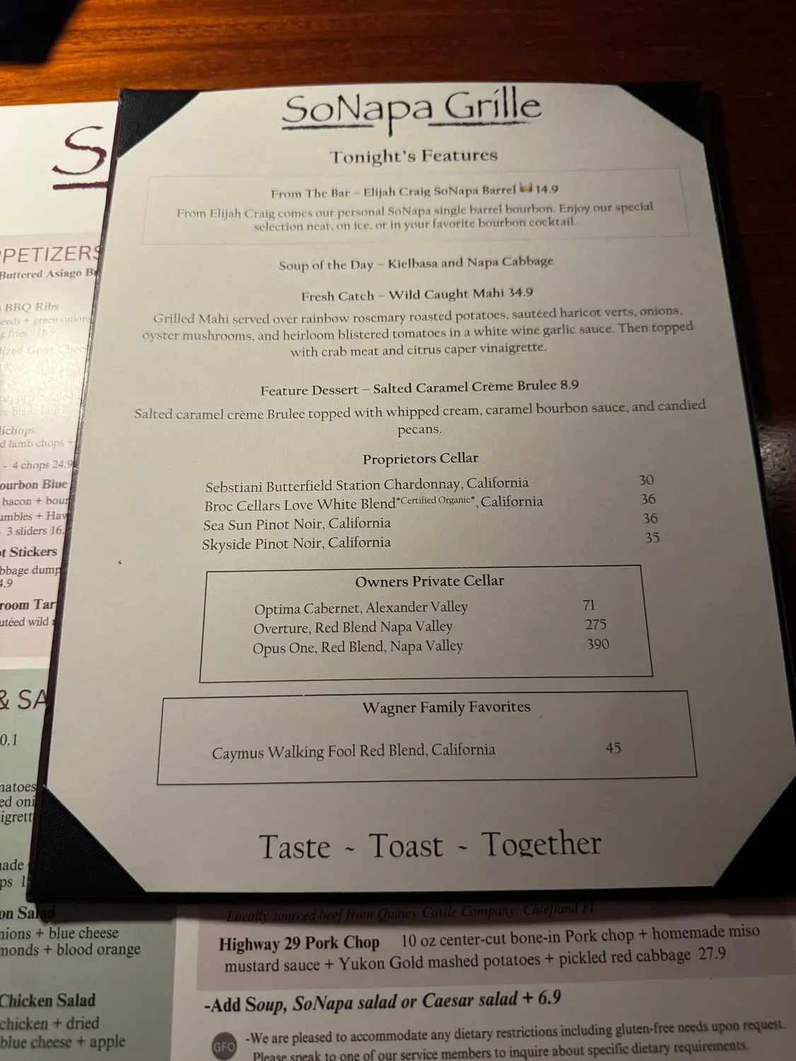 Menu 6